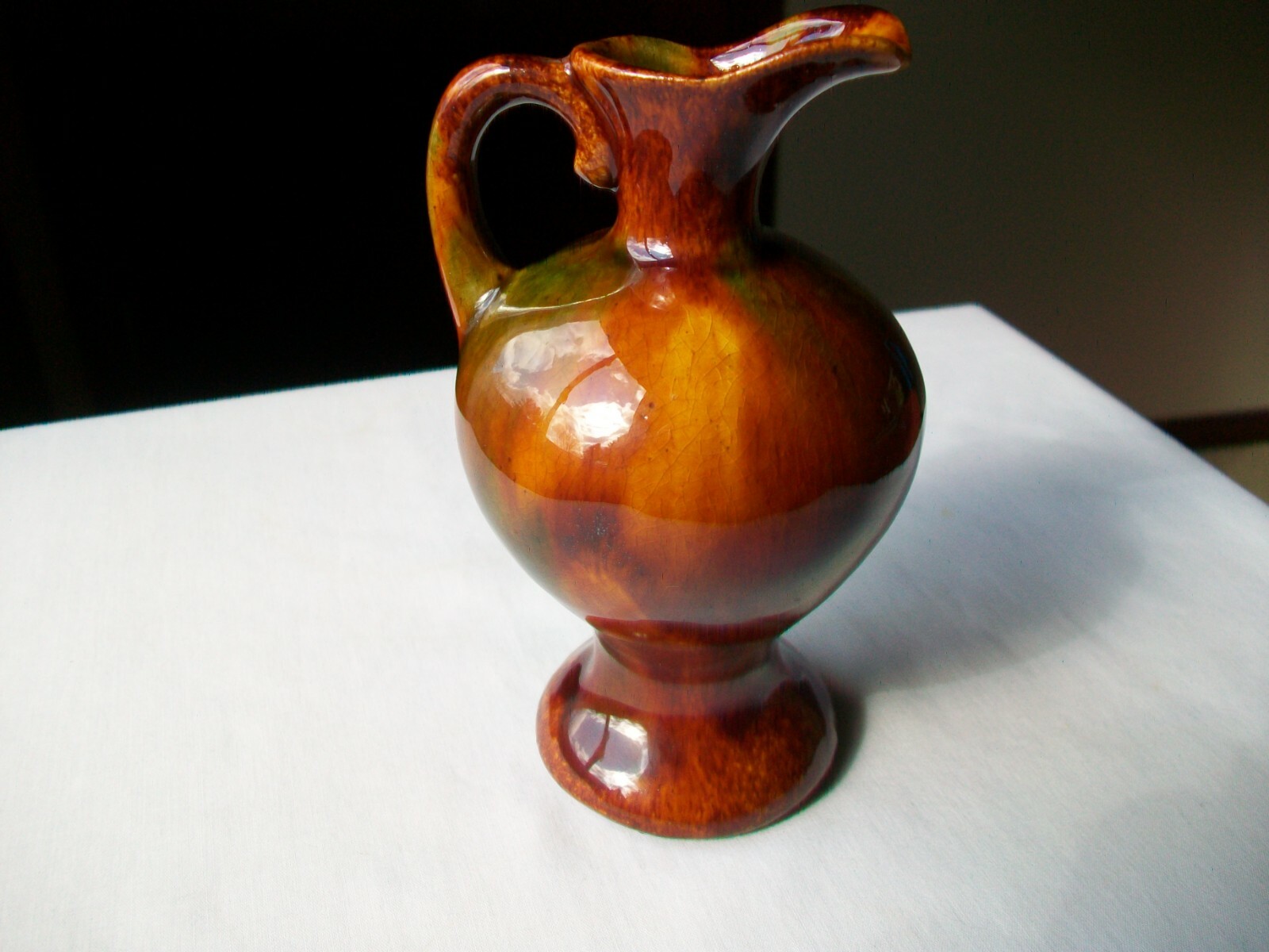 ANTIQUE CAMBRIDGE ART POTTERY EWER STANDARD GLAZE 5″