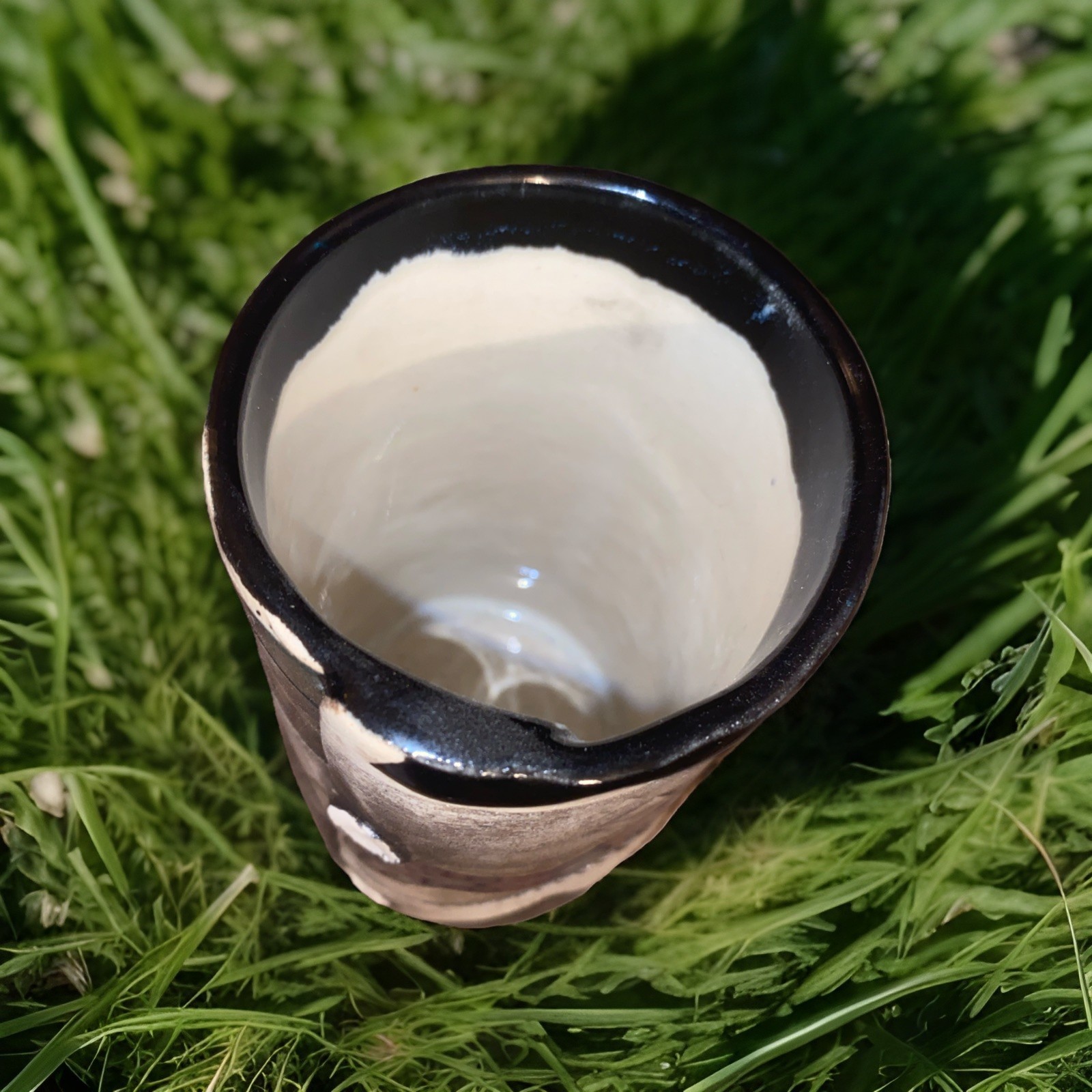 Post-modern Handmade Signed ASH WORKS 1991 Porcelain Vase