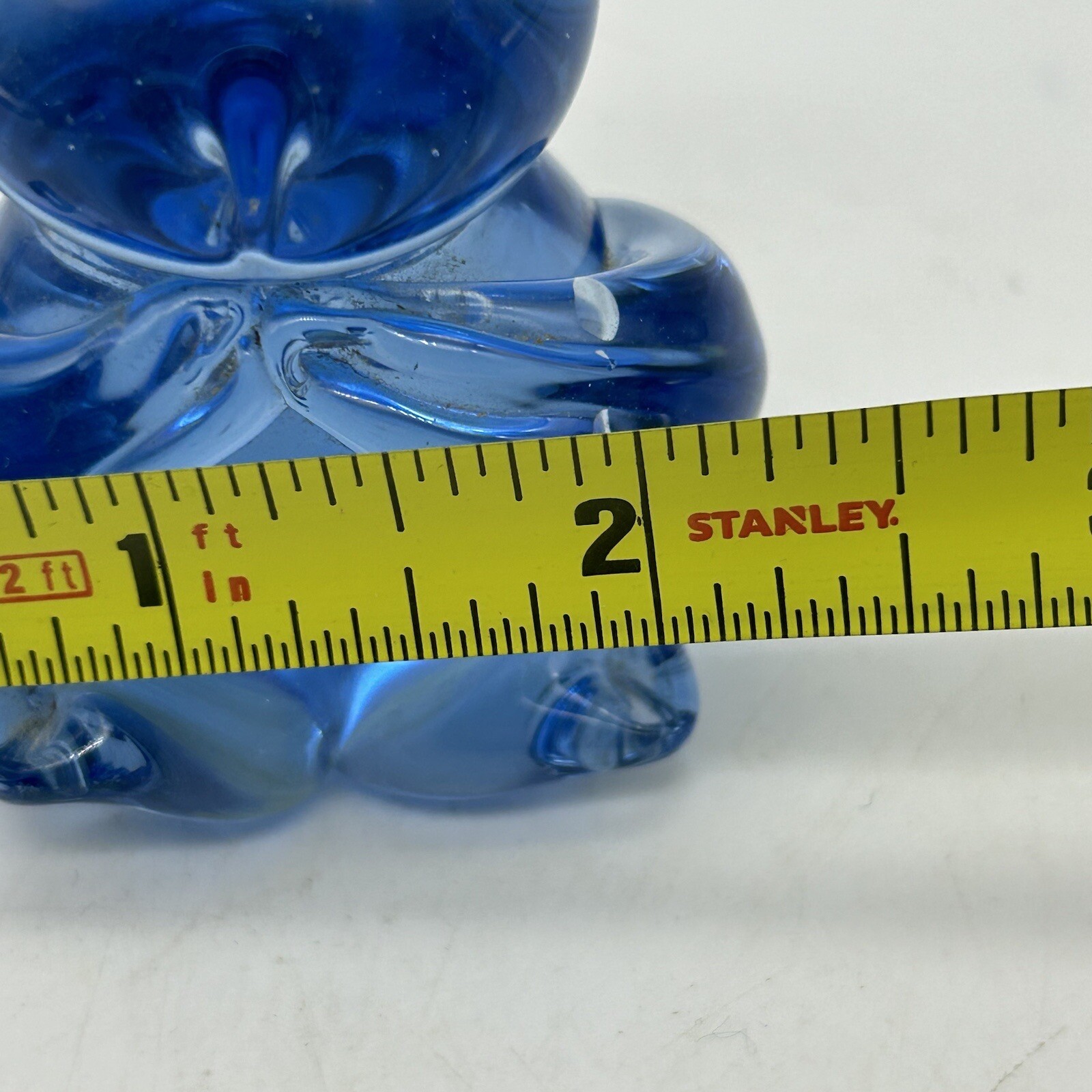 United States Commemorative Fine Art Gallery Blue Glass Koala Bear Paperweight