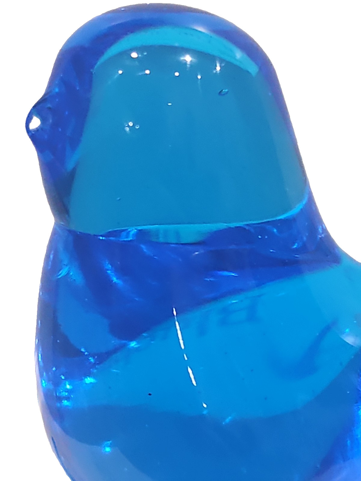 Vtg Leo Ward Bluebird of Happiness Art Glass Figurine Signed Dated 1996 with Box