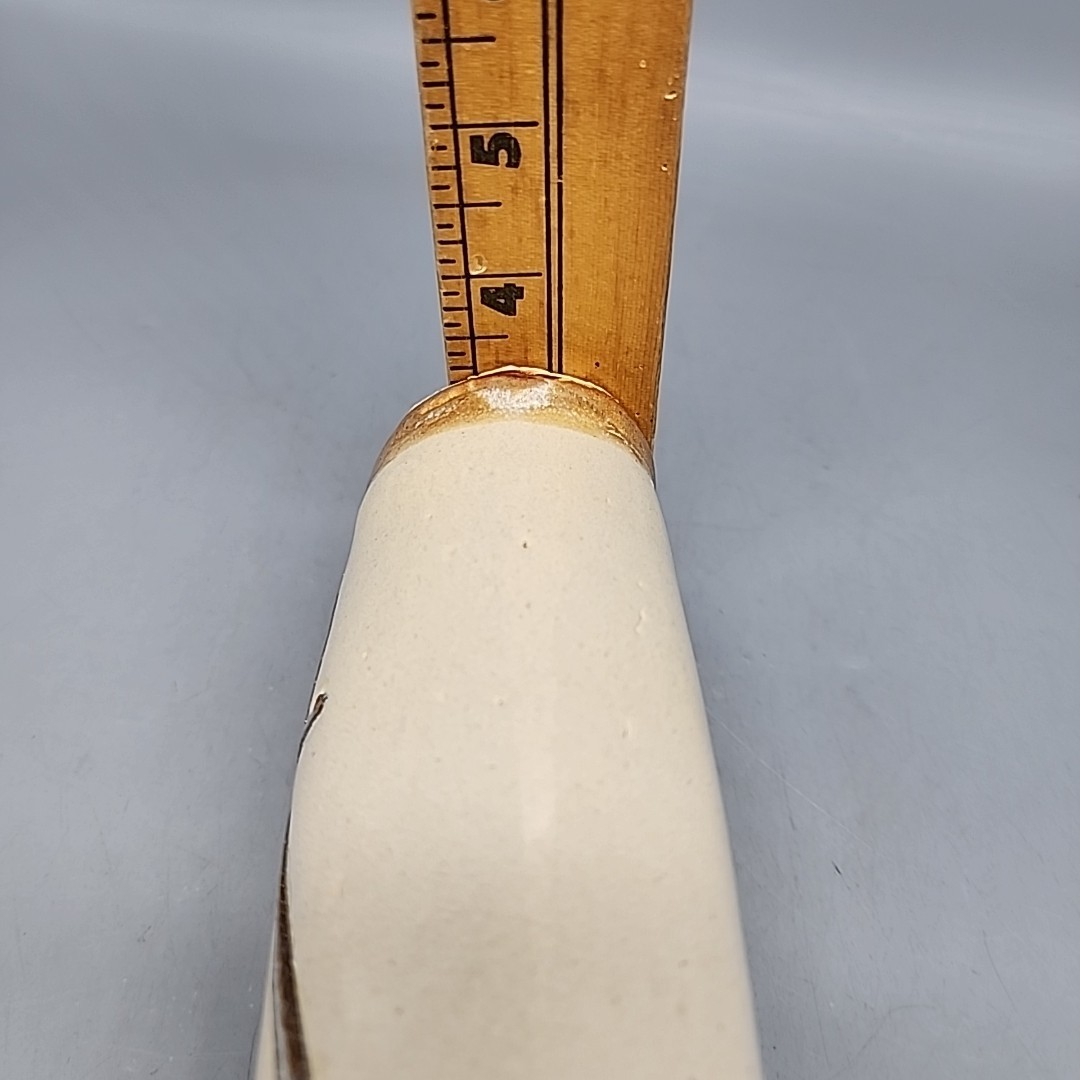 Vintage W Fuller Clay Ceramic Vase 7.25″