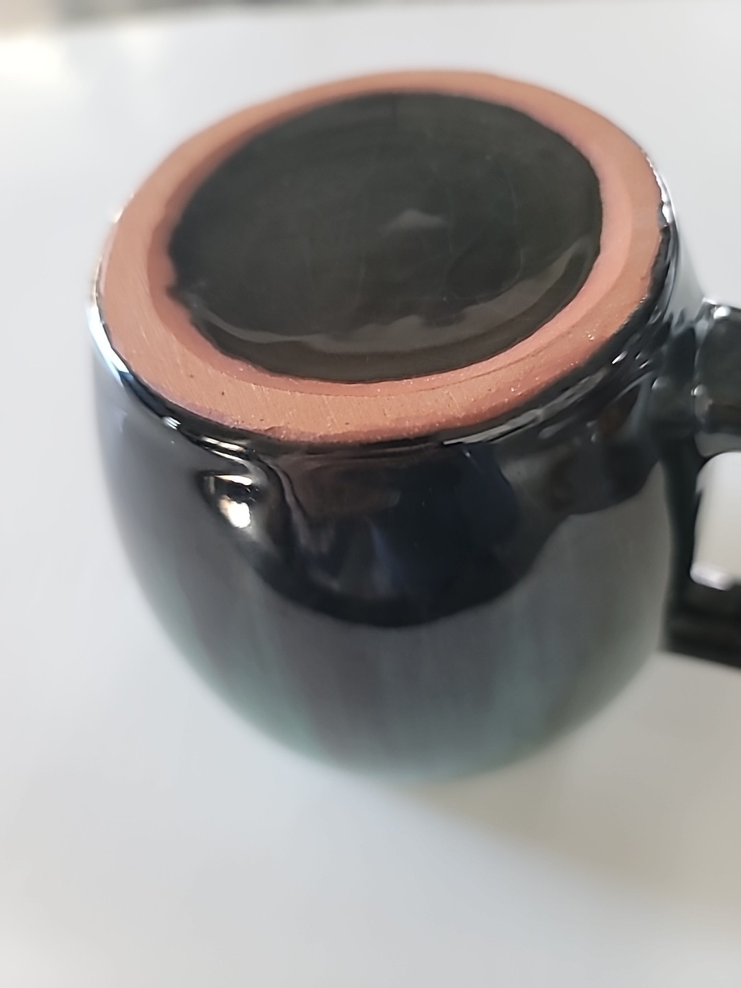 Blue Mountain pottery mug Green