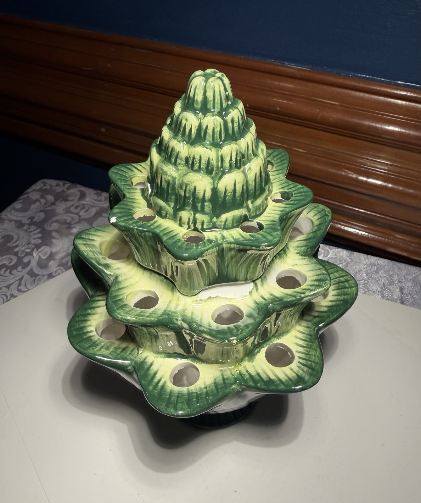 Vintage Tulipiere Green ARTICHOKE LARGE