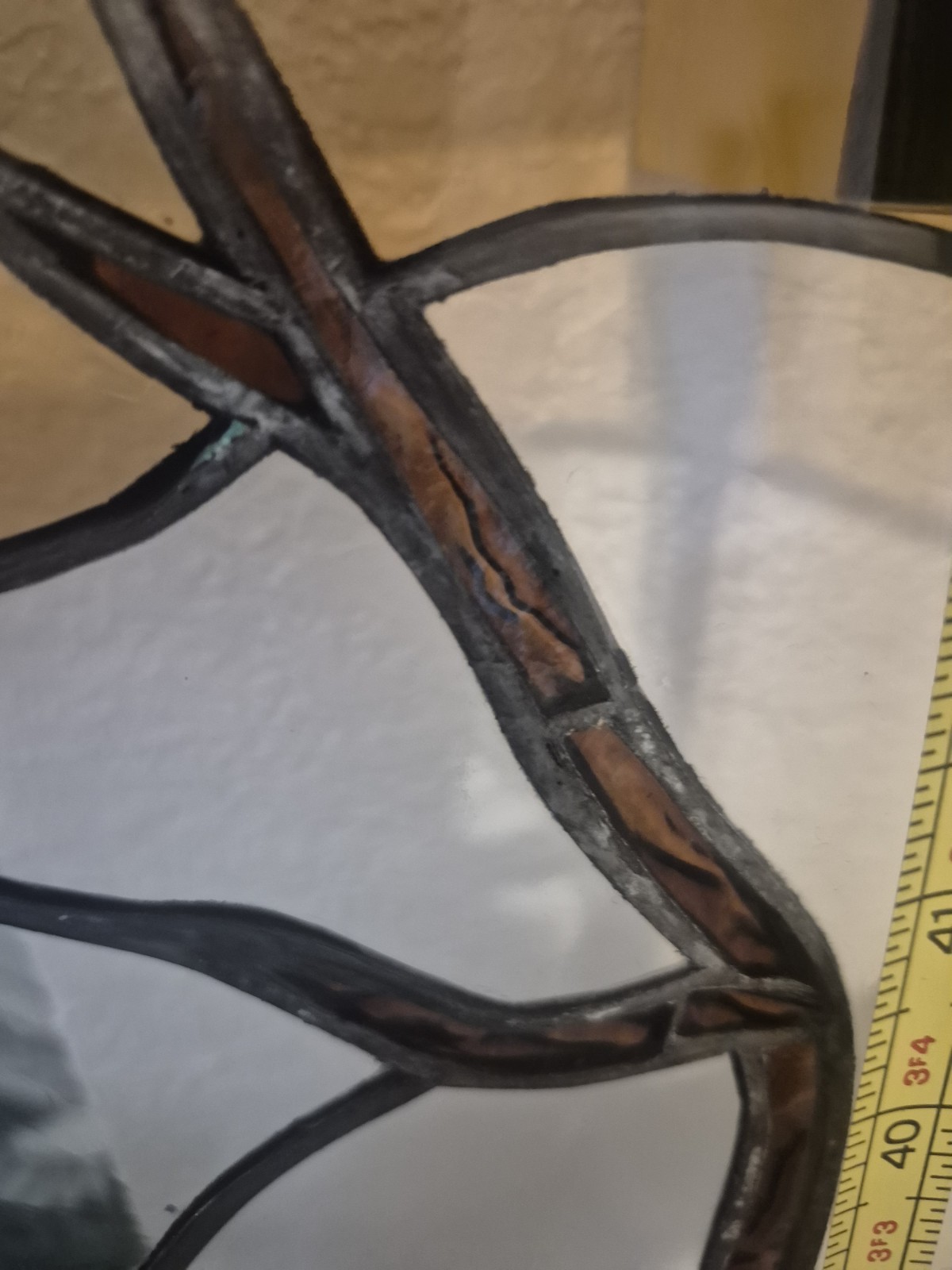 Beautiful custom handmade stained glass. Commissioned for a water front home.
