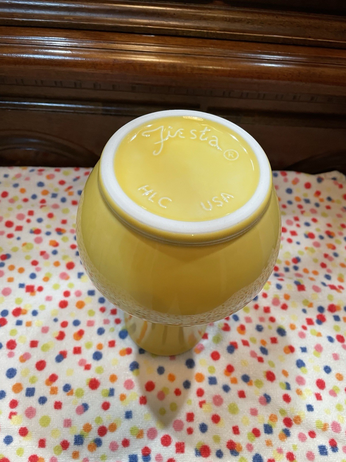 Fiesta Vase Royalty Sunflower *FIRST QUALITY* Not Seconds Pristine New 7 1/2 In