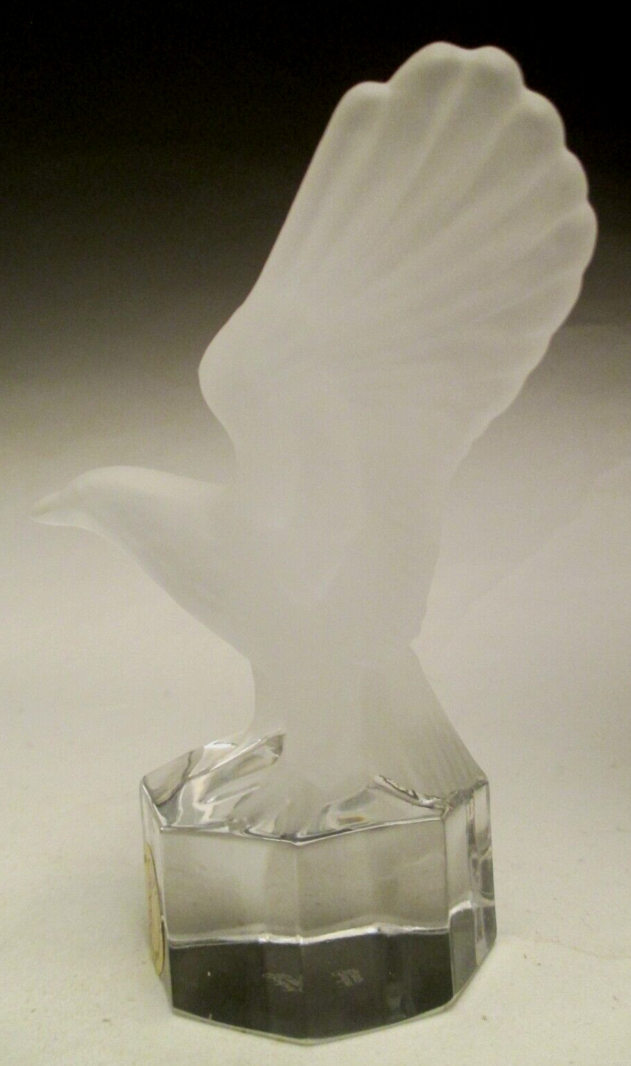Vintage Goebel Zoo Glass Paperweight Collection Eagle 1987 Limited Issue Germany