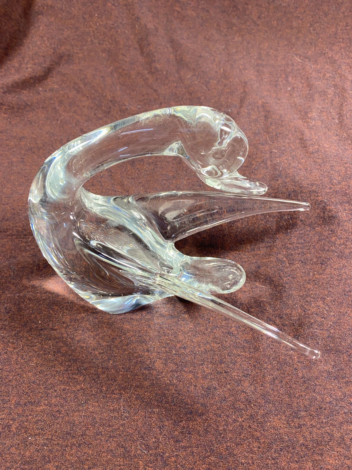 V. Nason & C. Murano Italy Glass Duck Bird Figurine Sculpture