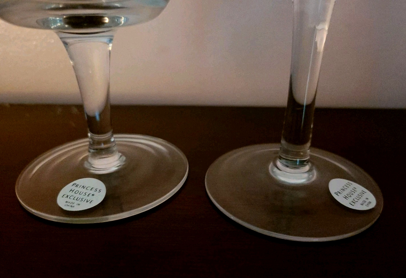 Princess House Heritage Votive Tealight Candle Holders Set of 2