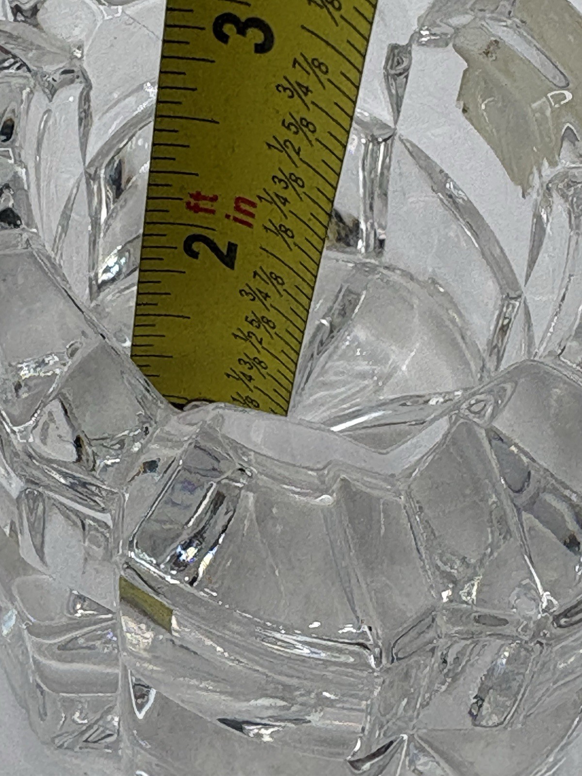 Mikasa Walther West Germany Crystal Votive Candle Holder 4×3” Heavy
