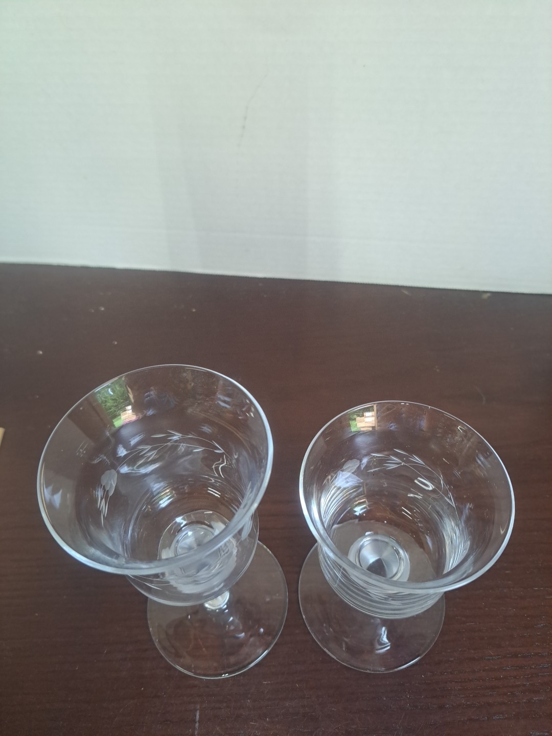 Set Of 2 Princess House Heritage Hand Blown Glass Votive Candle Holders With…