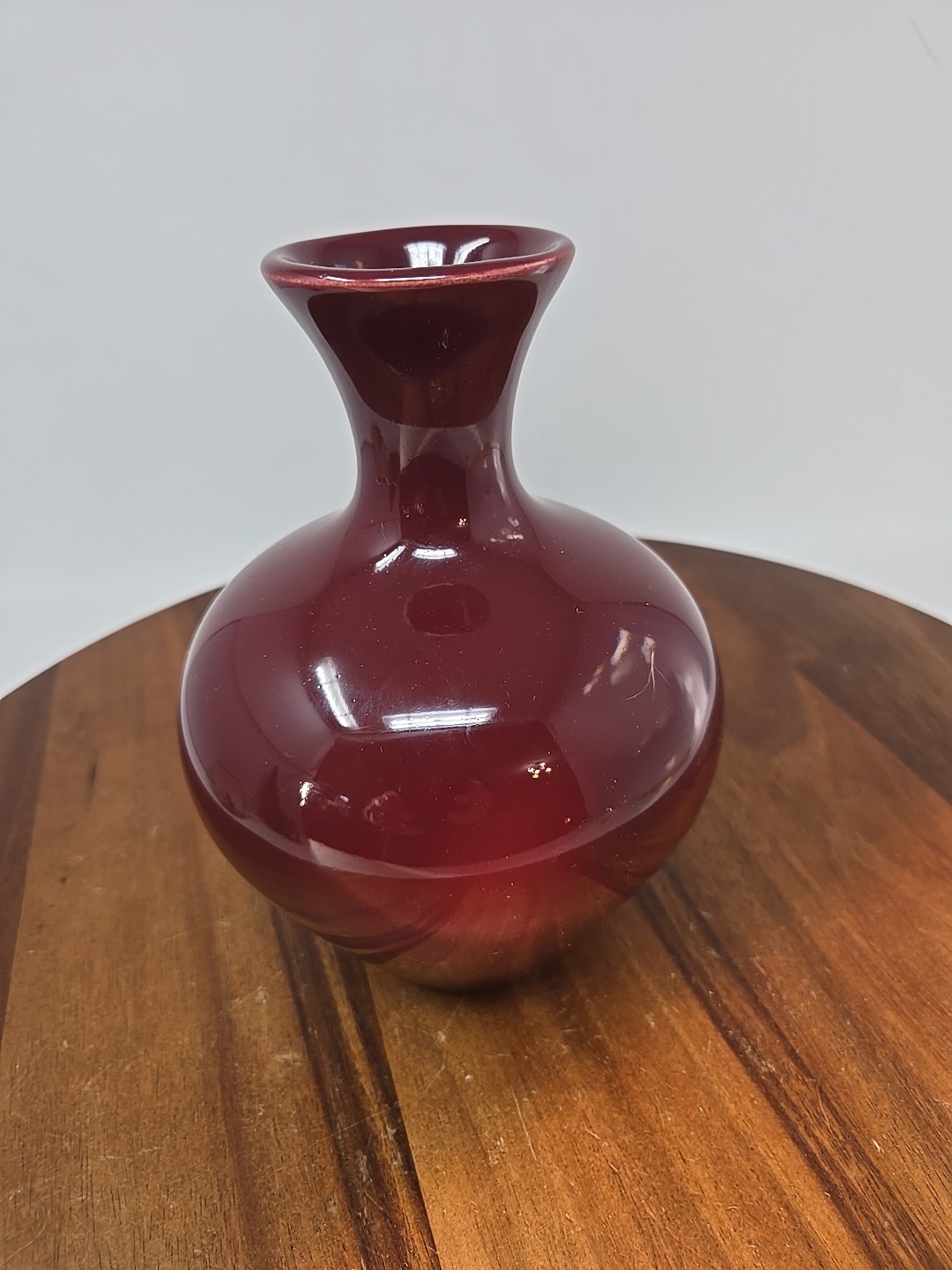 Vintage Haeger Burgundy 1994 7-in Tall Vase
