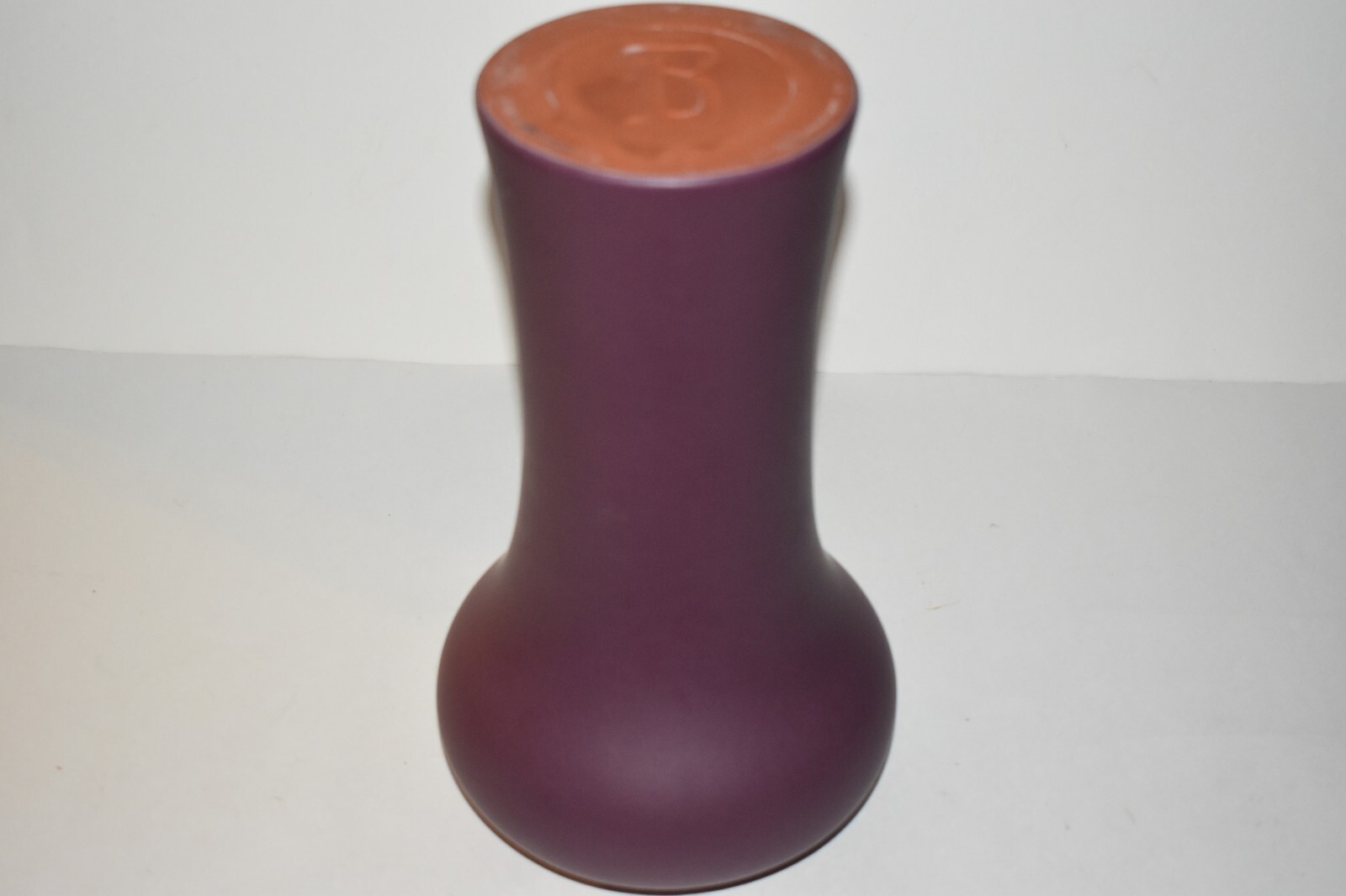 1970s To 1980s Bortner And Bortner Terra Cotta Mulberry Arts & Crafts Style Vase