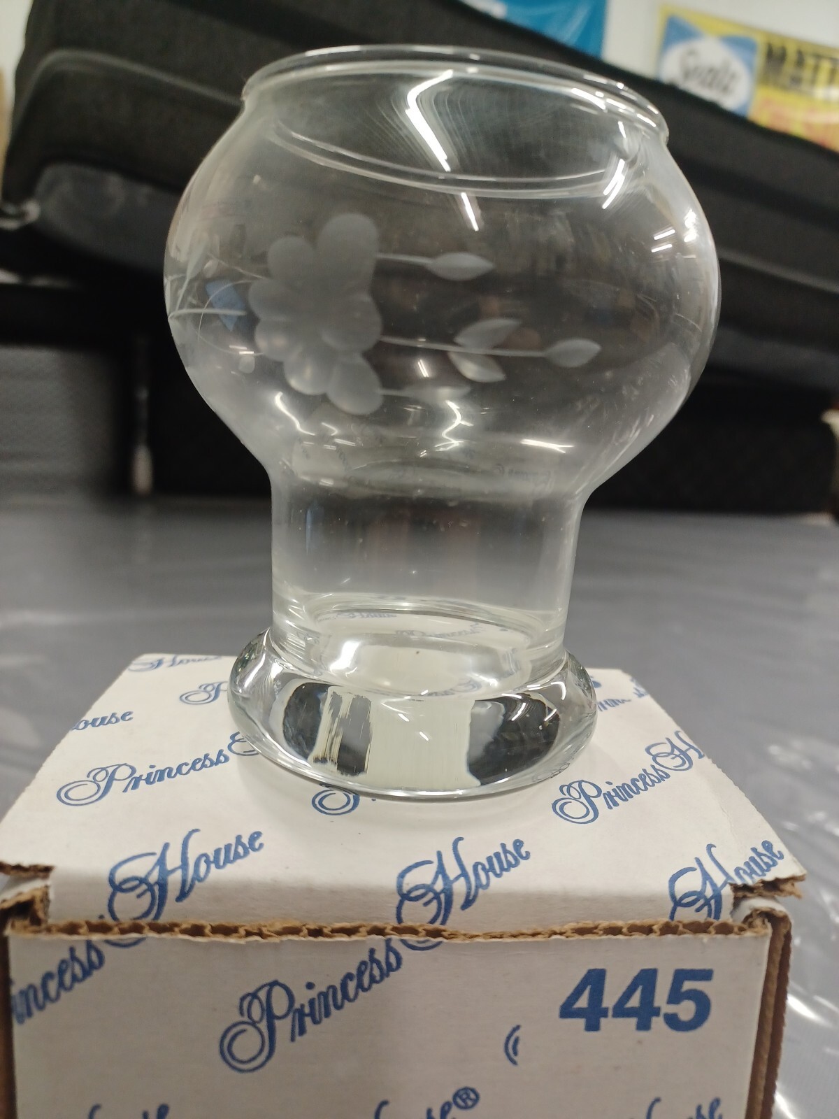 Candle Holder Votive Princess House Crystal #445 New Old Stock