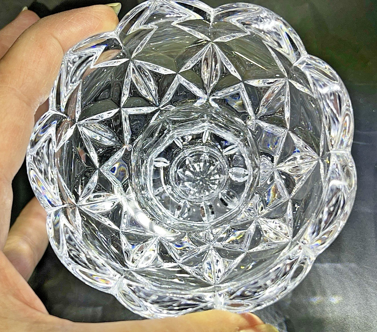 Marquis by Waterford Amway Crystal Taper Votive Candle Holder