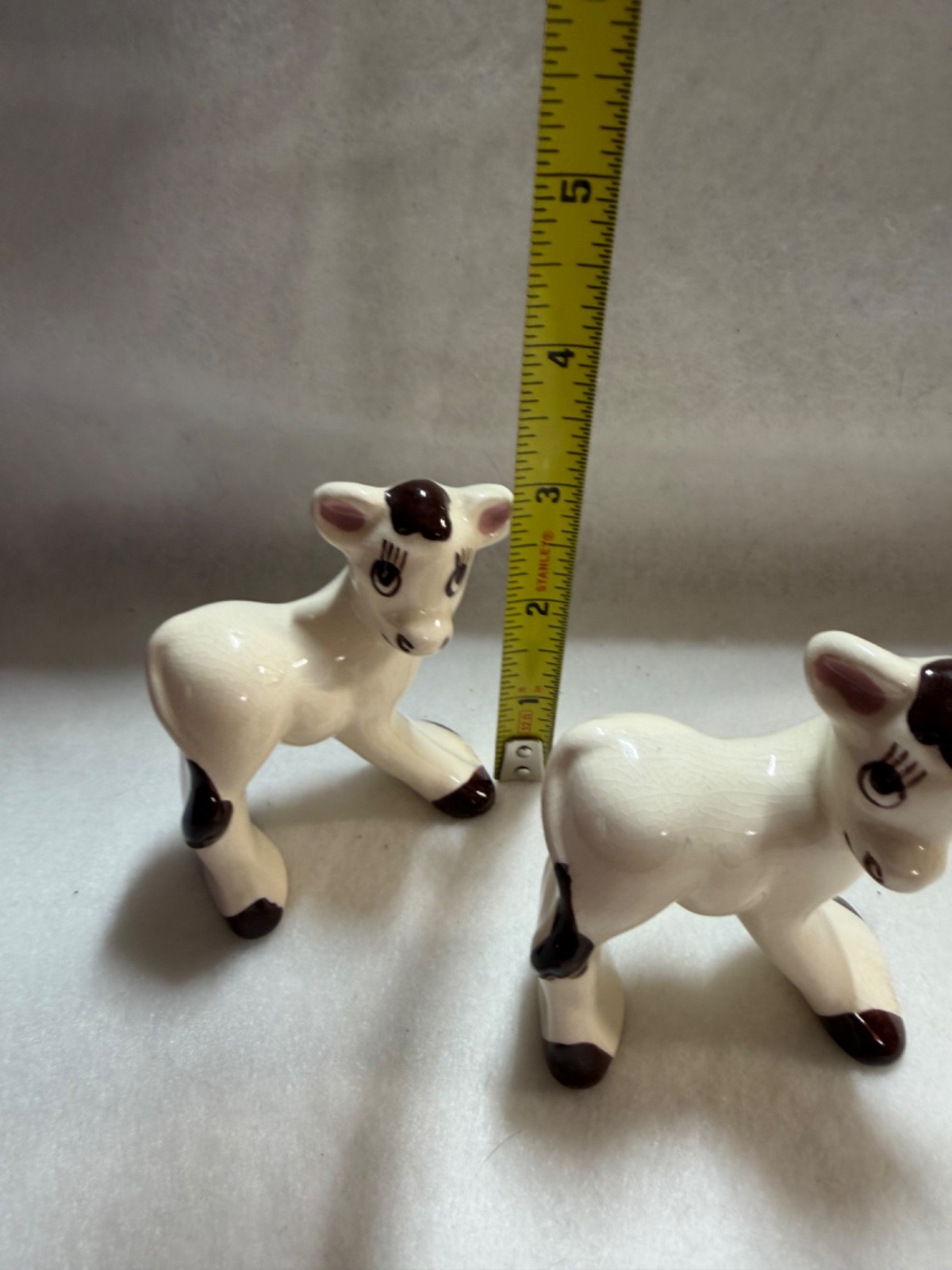 California Pottery Two Calf Figures Rio Hondo 1950’s