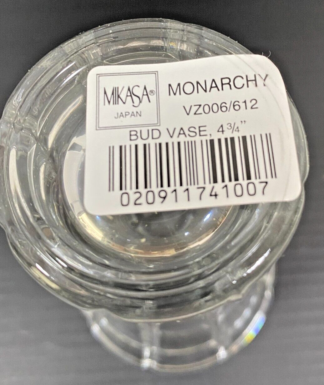 Mikasa Monarchy Bud Vase V2006/612 4.75″ In Original Box