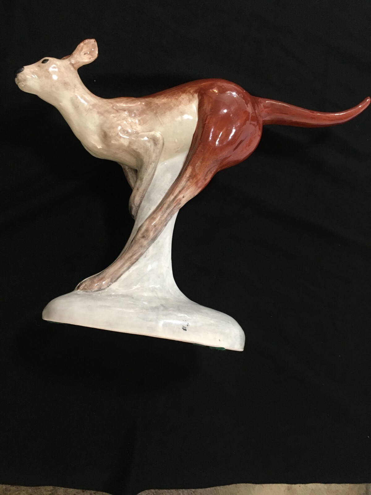 LARGE CERAMIC POTTERY KANGAROO, STUDIO AUSTRALIA, SIGNED CYM, for BAZ LUHRMANN