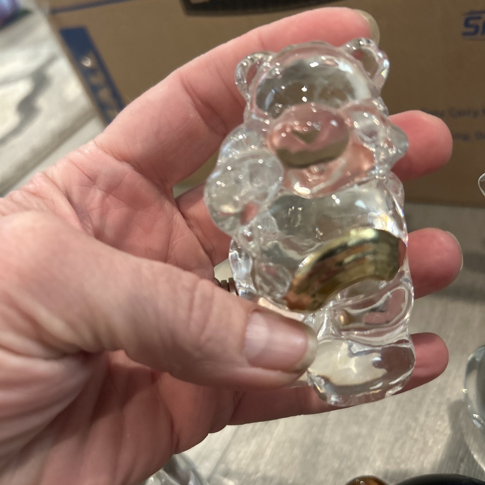 hand blown art glass figure lot