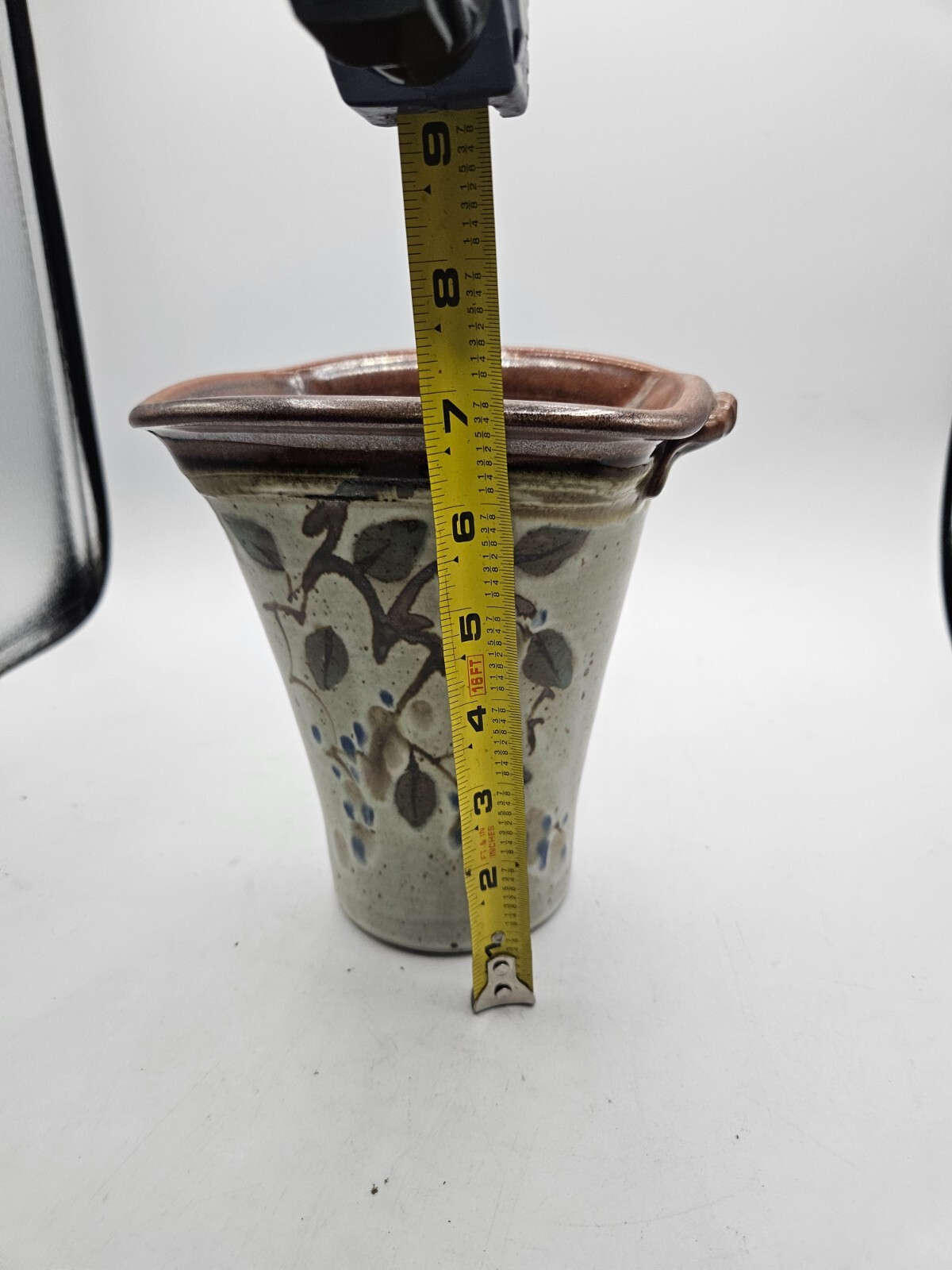 VTG. Hand Made Pottery Vase Signed