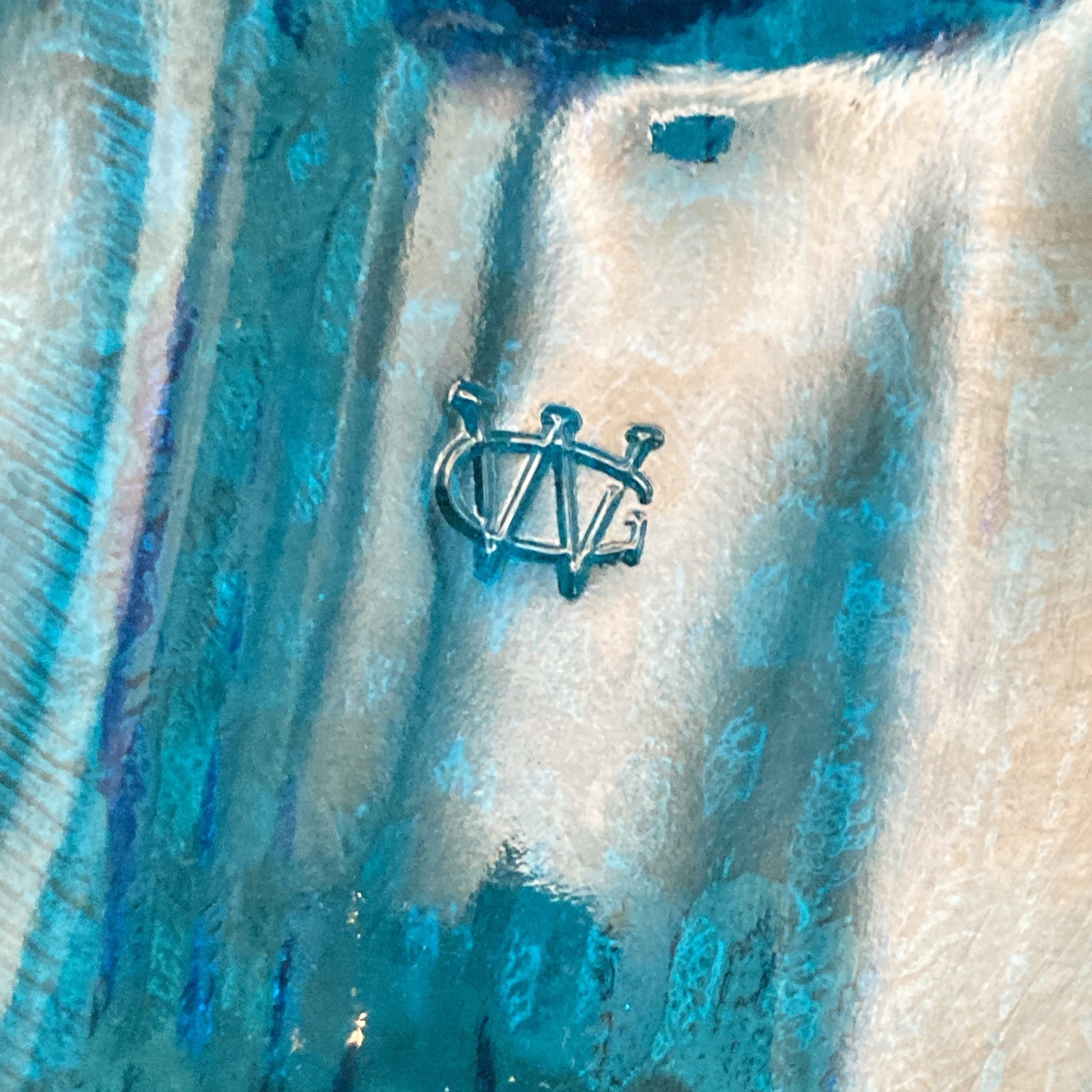1960 Detailed Riviera Blue Pressed Glass Westmoreland Signed Hen On Nest