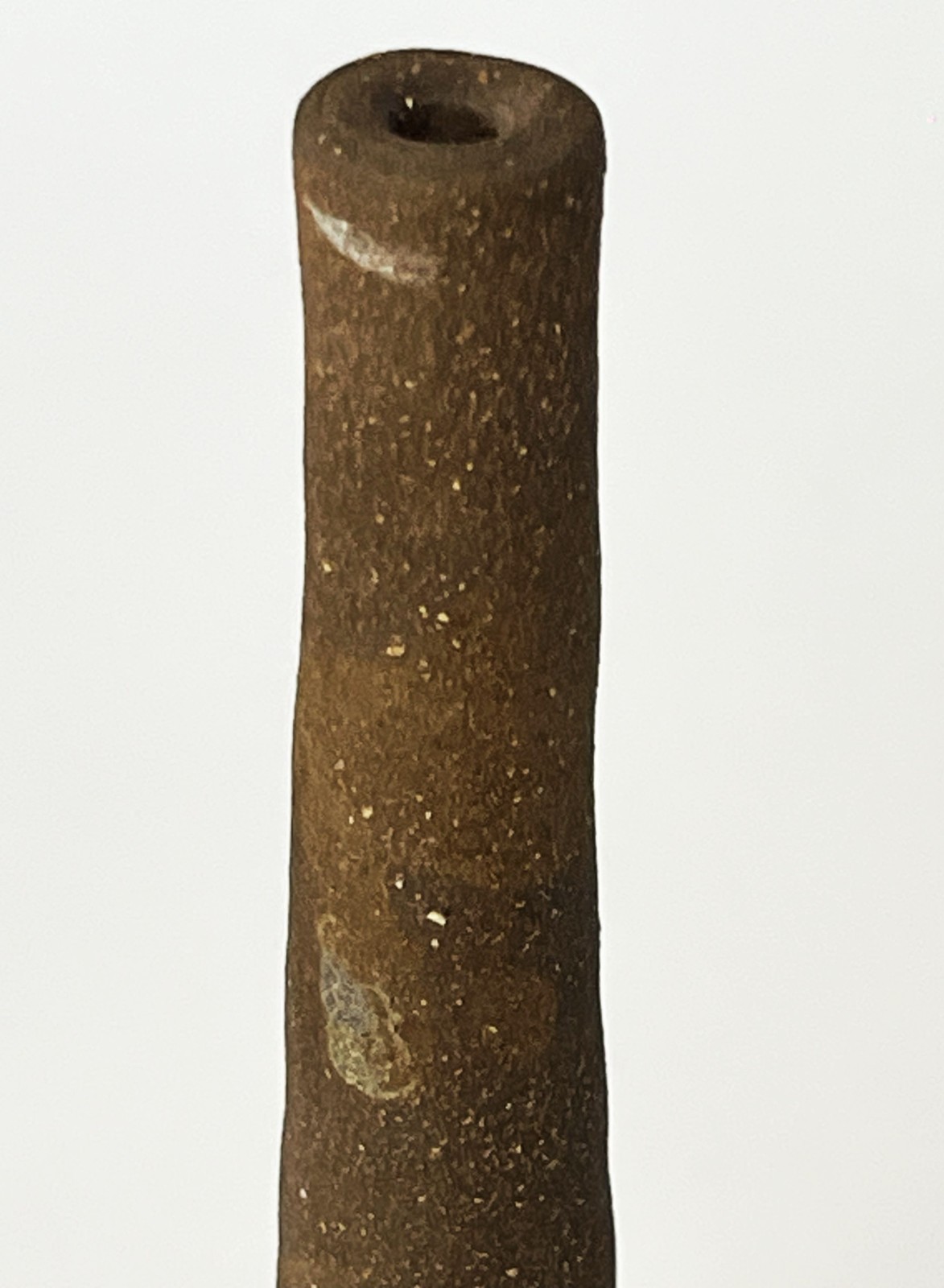 SIGNED MID CENTURY MODERNIST 10″ DRIP GLAZED WEED POT VASE STUDIO ART POTTERY