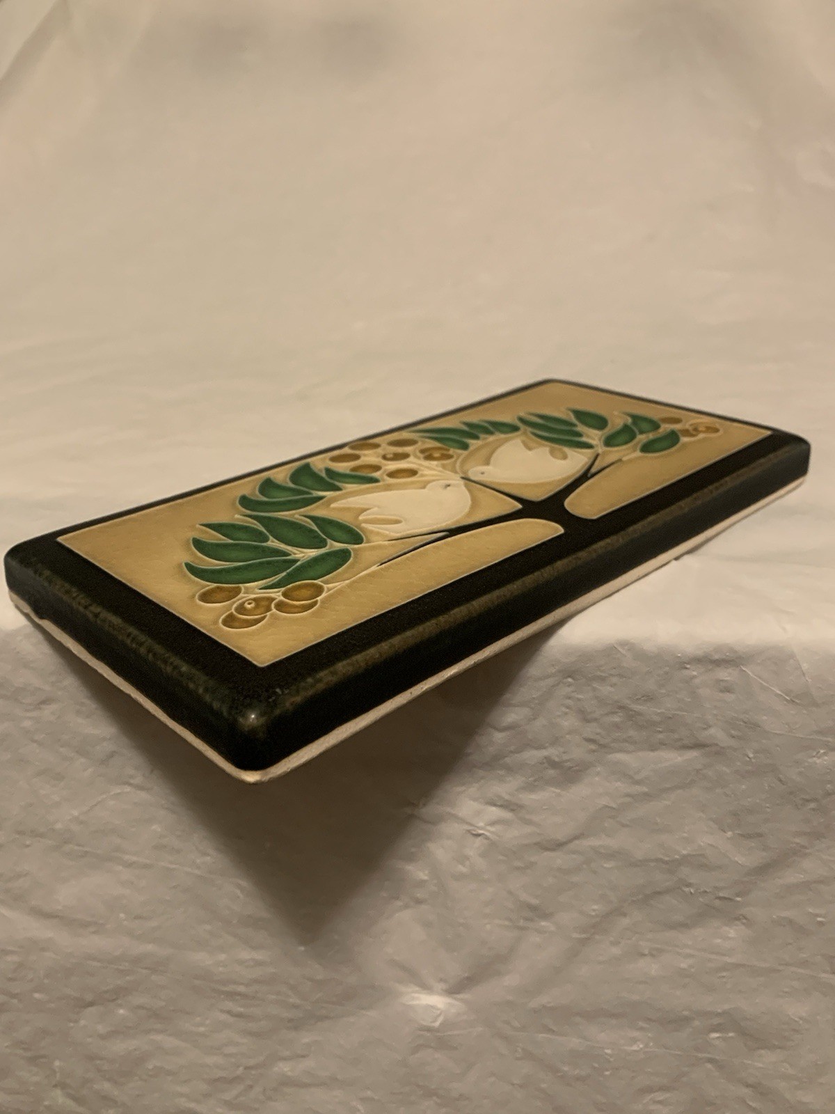 Motawi Tileworks Lovebirds Ceramic Art Tile