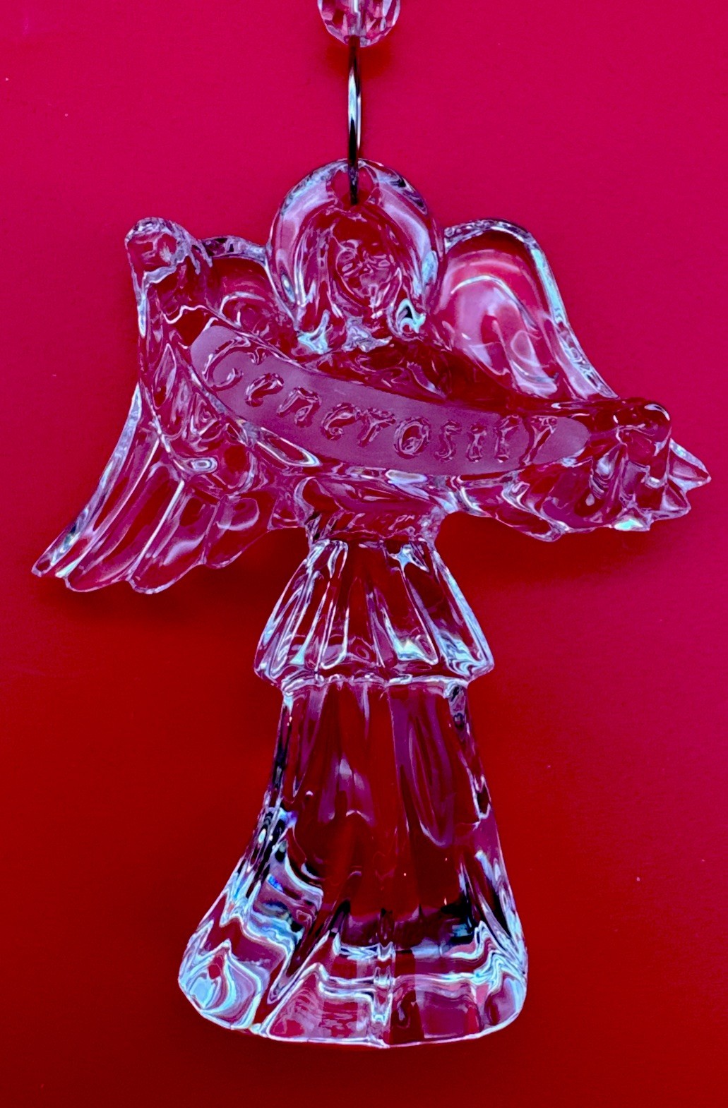1997 Waterford Millennium Angels Generosity Angel Ornament – 2nd Edition