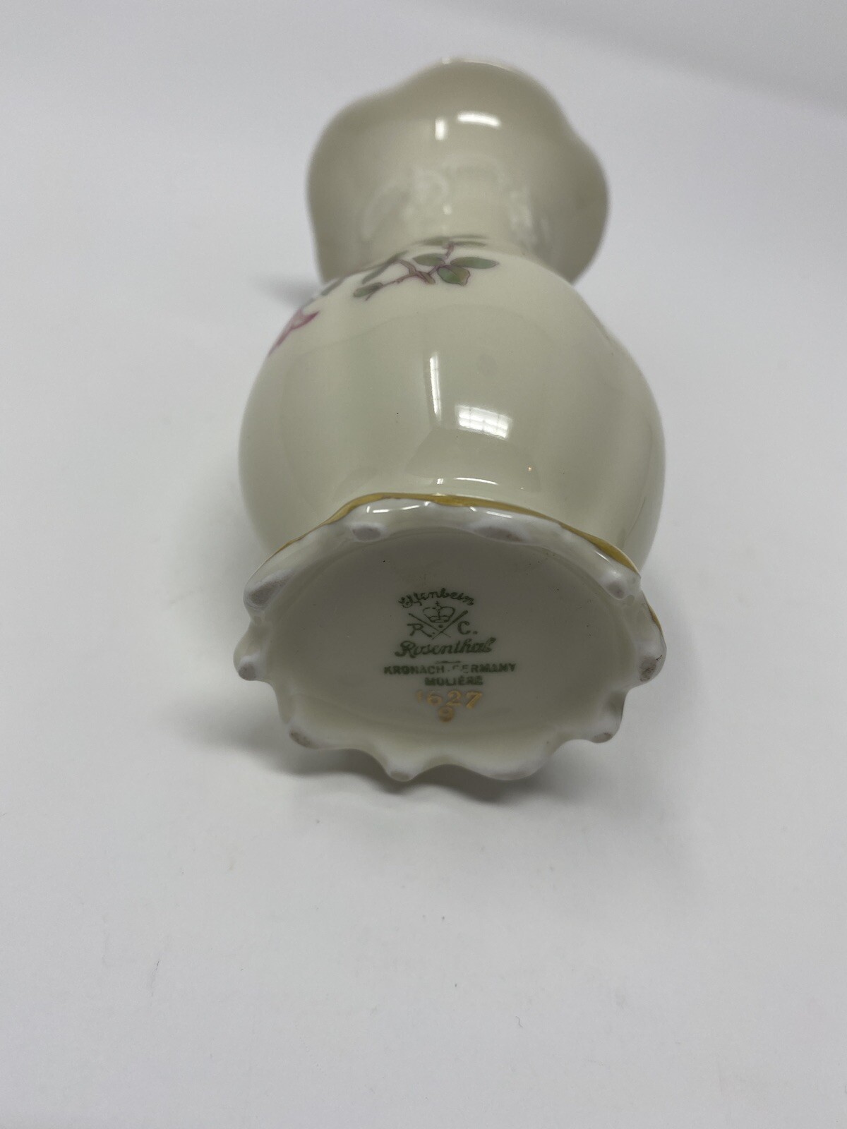 MOLIERE ROSENTHAL CONTINENTAL GERMANY MOSS ROSE BUD VASE