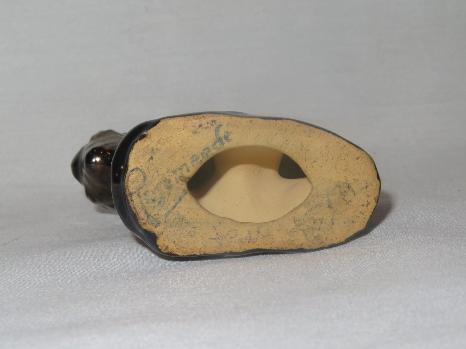 Rosemeade Small Bison Buffalo Bronze Gloss Glaze MINT 2” X 2.75”