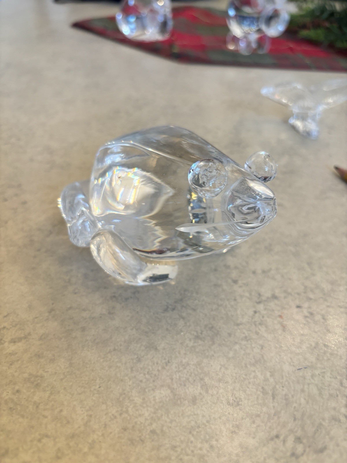 Steuben Art Glass Large Frog Bullfrog Figurine Sculpture Lloyd Atkins