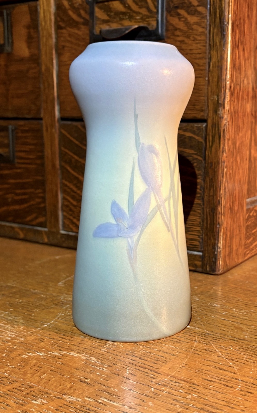 Rookwood Pottery Rare Early Uncrazed Floral Vellum Vase 1911 C. Steinle MINT!