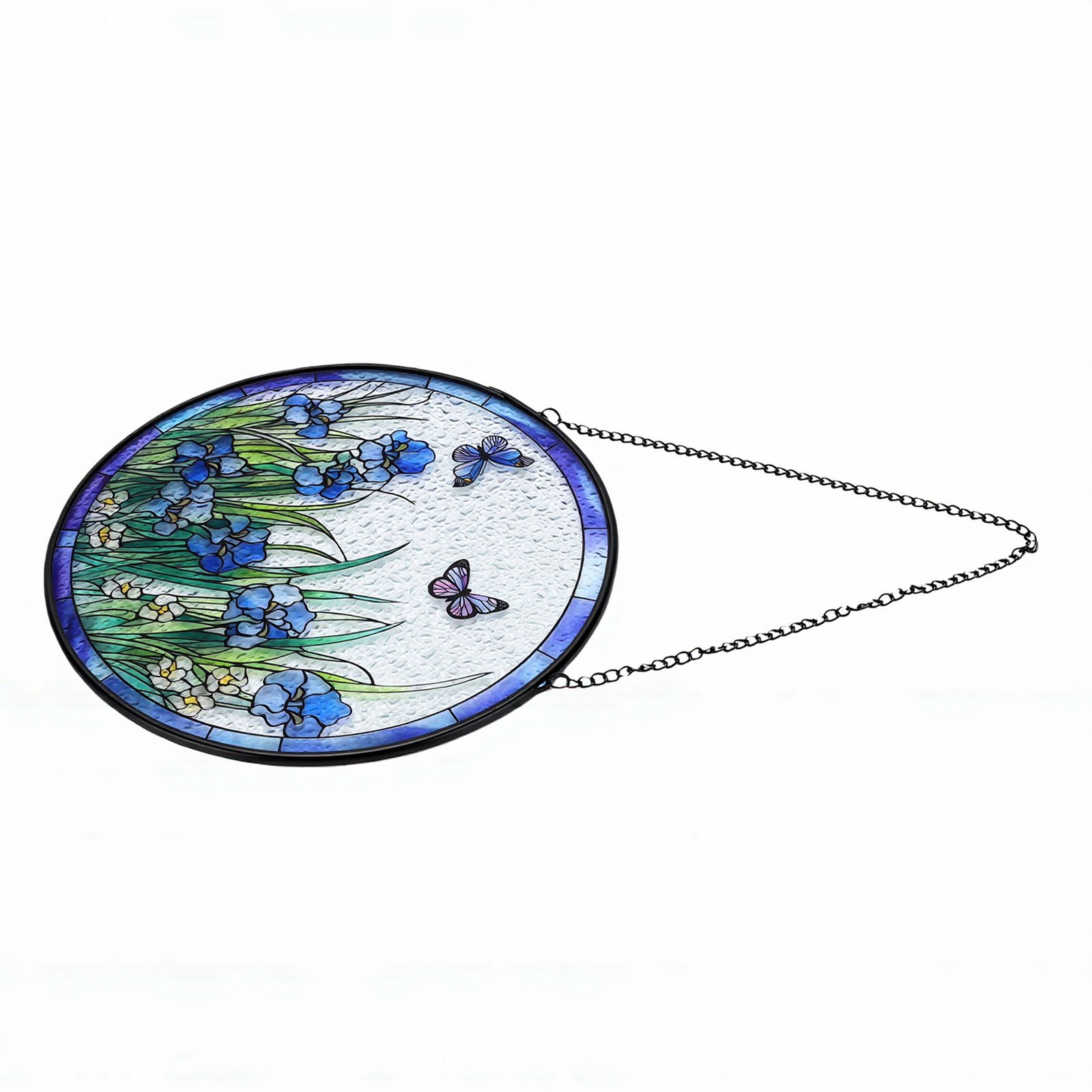 Stained Glass Sun Catcher Vibrant Color Home Living Room Bedroom Decor V1