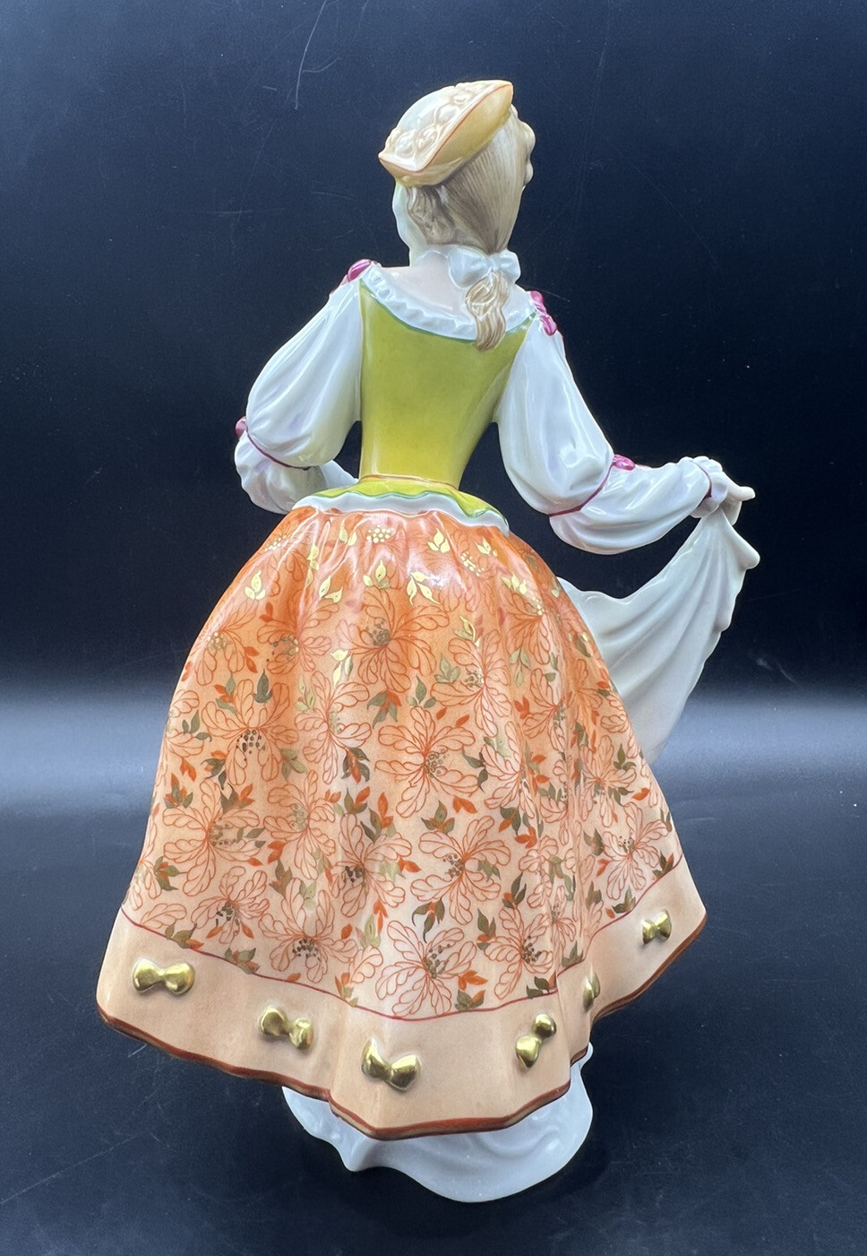 Vintage ROSENTHAL Gustav Oppel Porcelain 9.75” Figurine Rococo Dancer #1518