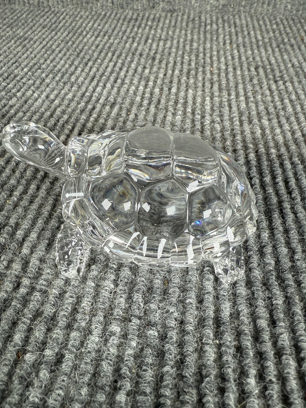 Crystal Glass Turtle Figurine Paperweight Decorative Animal Collectible Gift