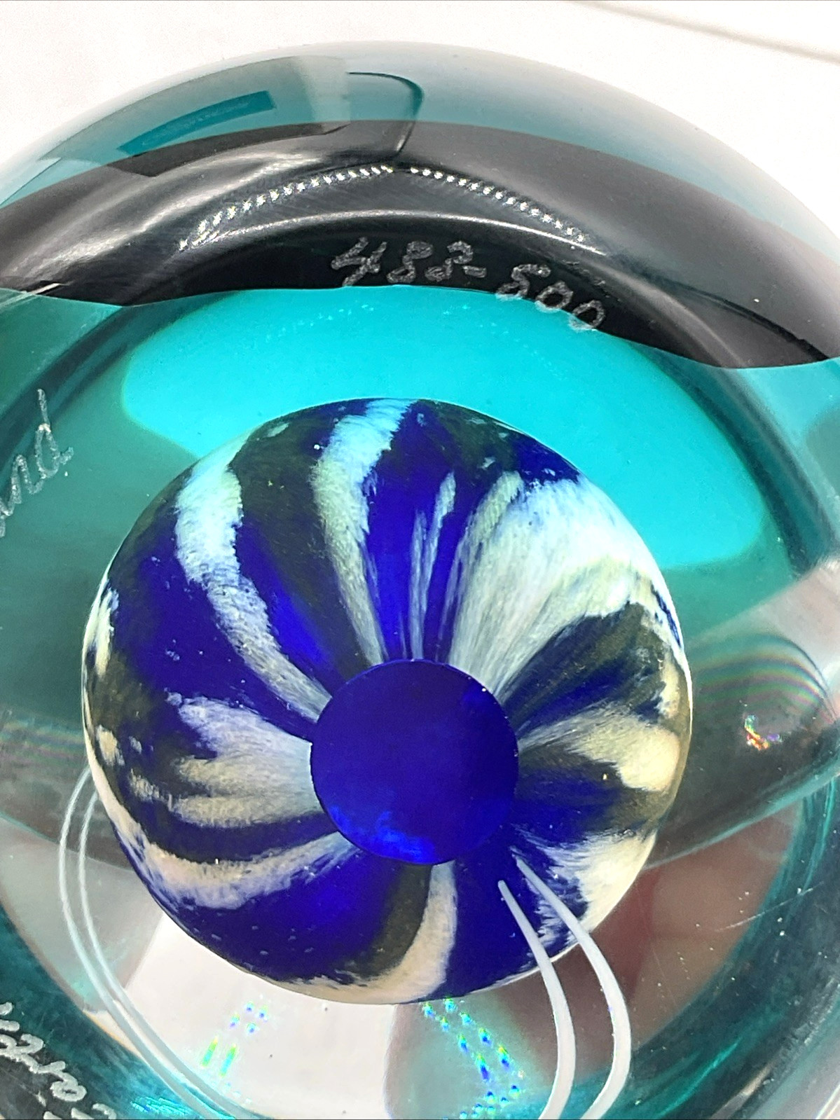 Caithness Glass Scotland 2001 Alastair MacIntosh Return to Earth Paperweight
