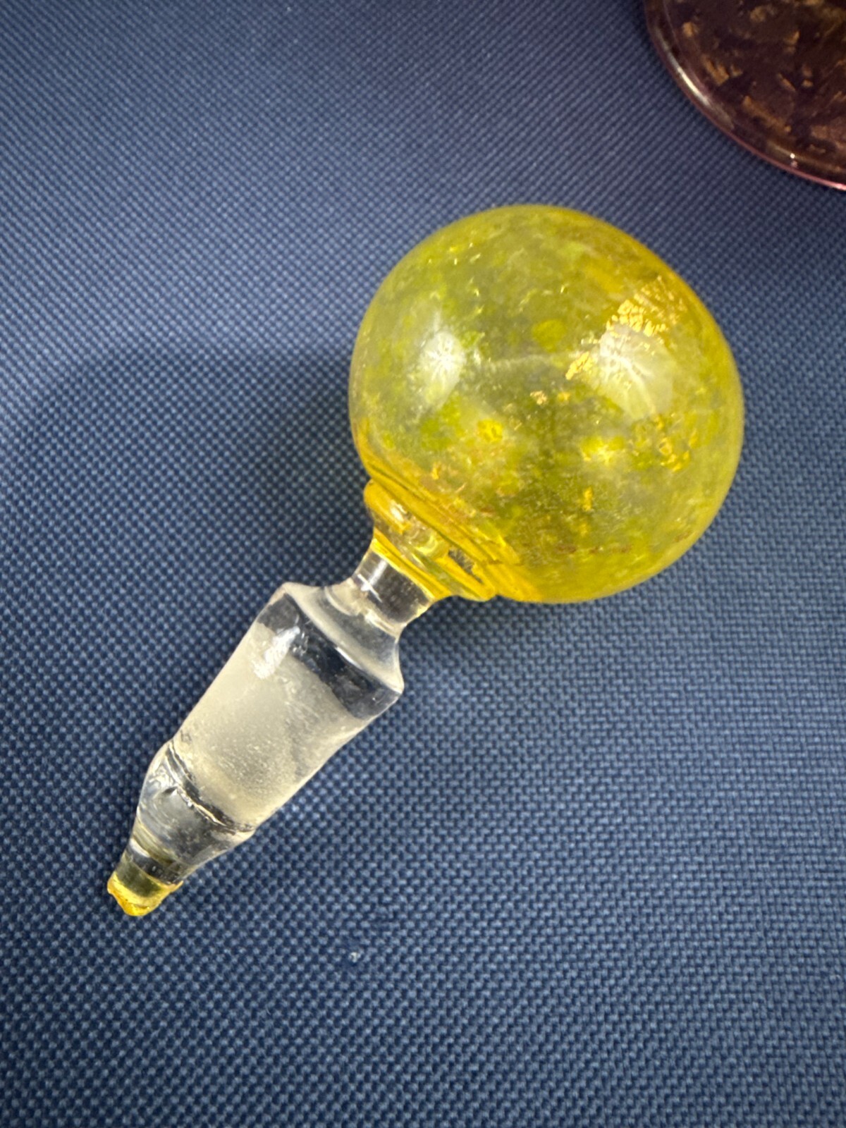 Art Deco MURANO millefiori & gold dust glass perfume bottle, jar c.1920 – 1930s