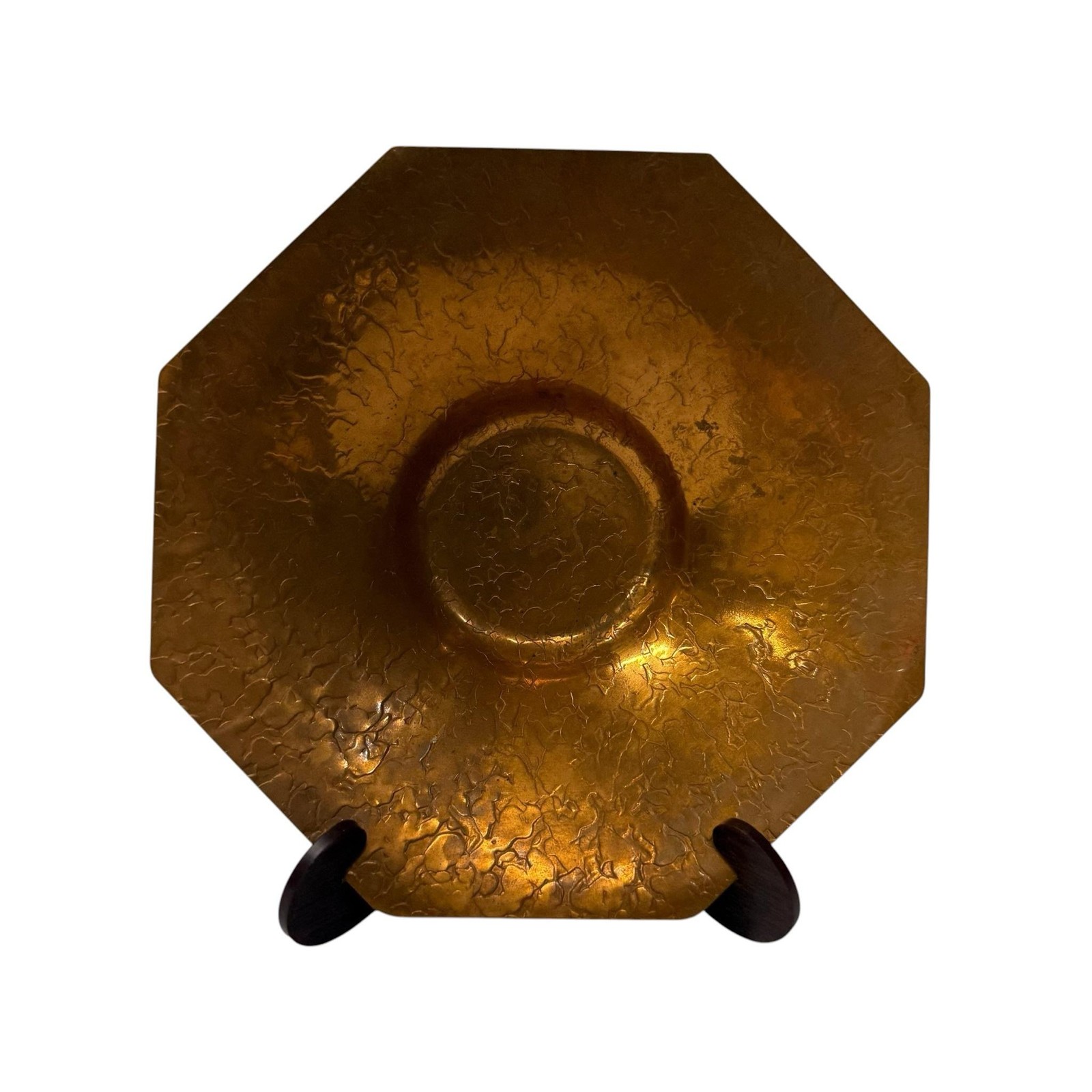 Copper Small Plate / Candy / Trinket/ Key Dish Octagonal Vintage Made In Montana