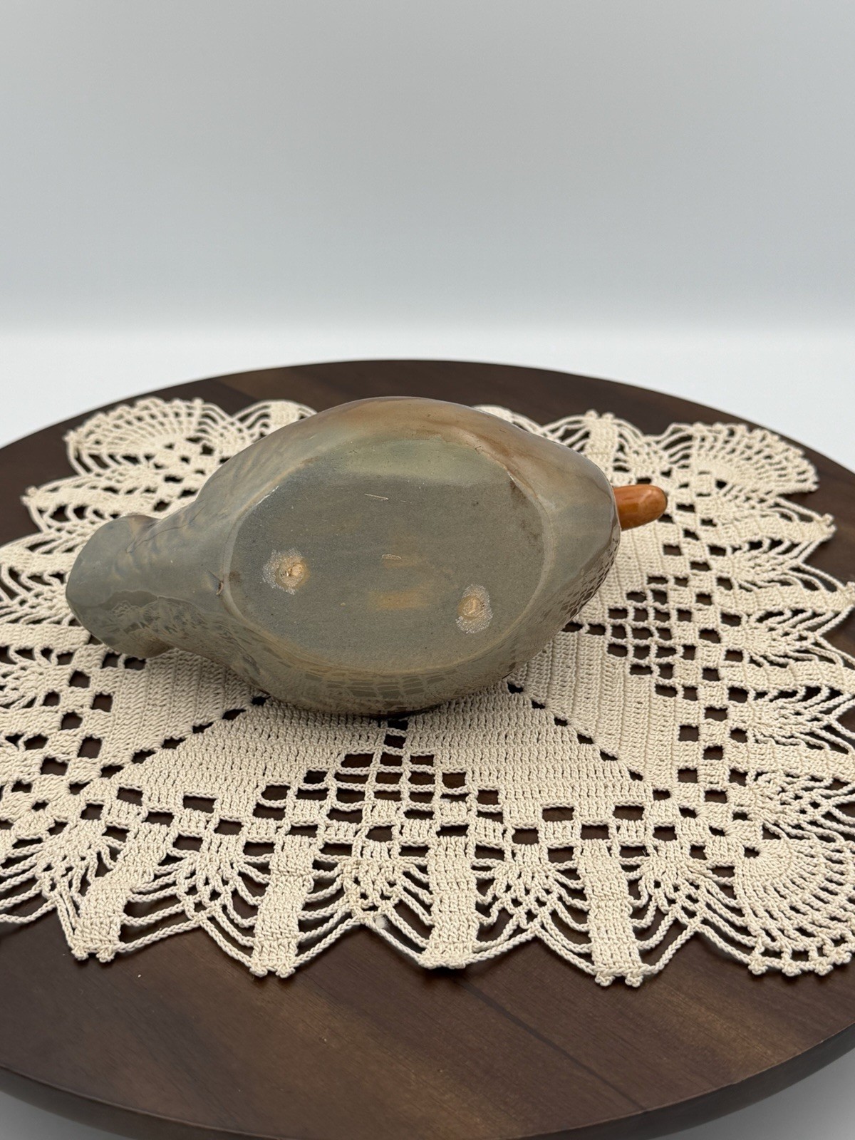 VINTAGE ROSEMEADE DAKOTA POTTERY HEN MALLARD ASHTRAY