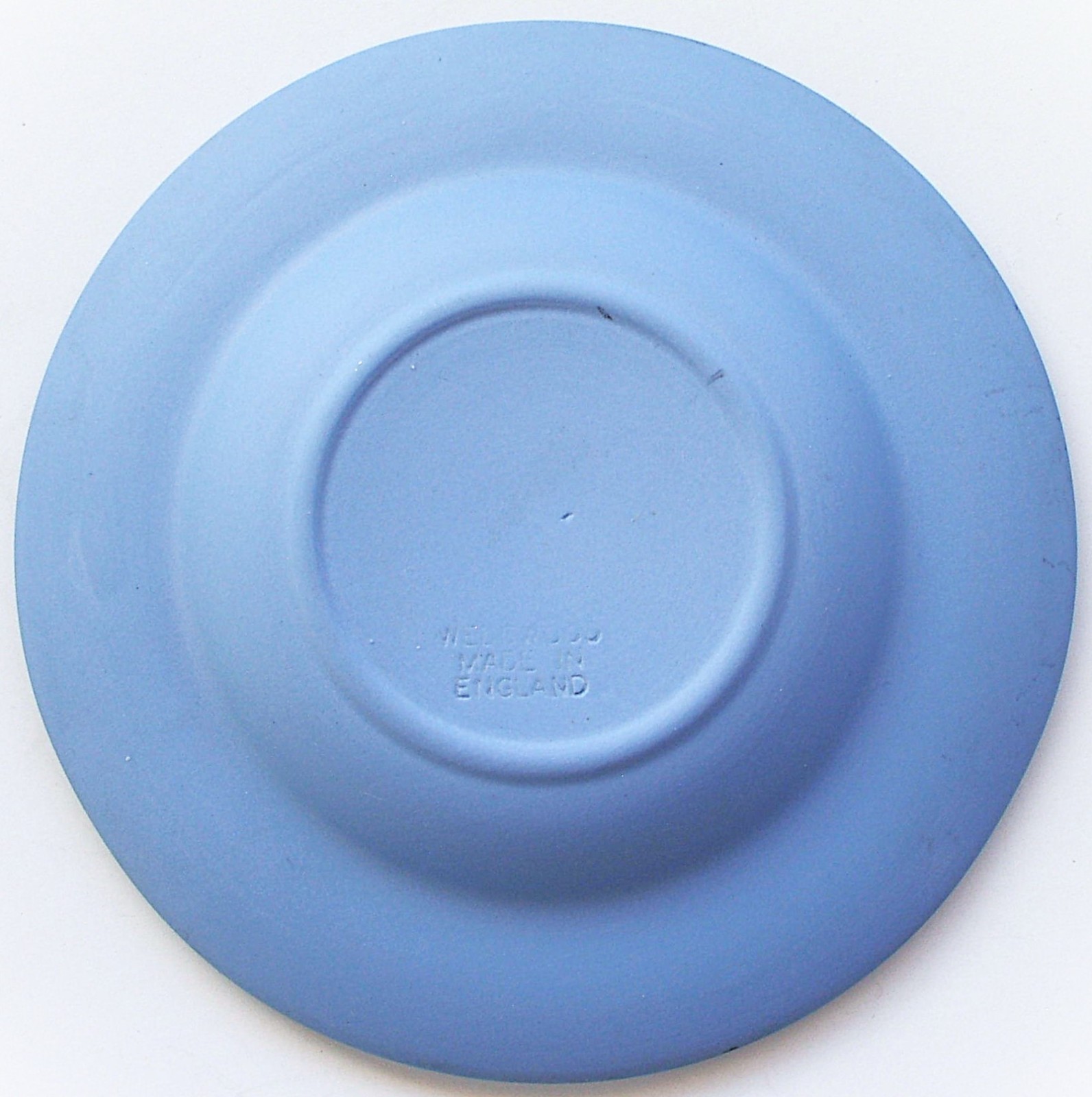Vintage Wedgwood Jasperware Cream on Lavender Blue Ashtray Trinket Dish 4.5″ VGC