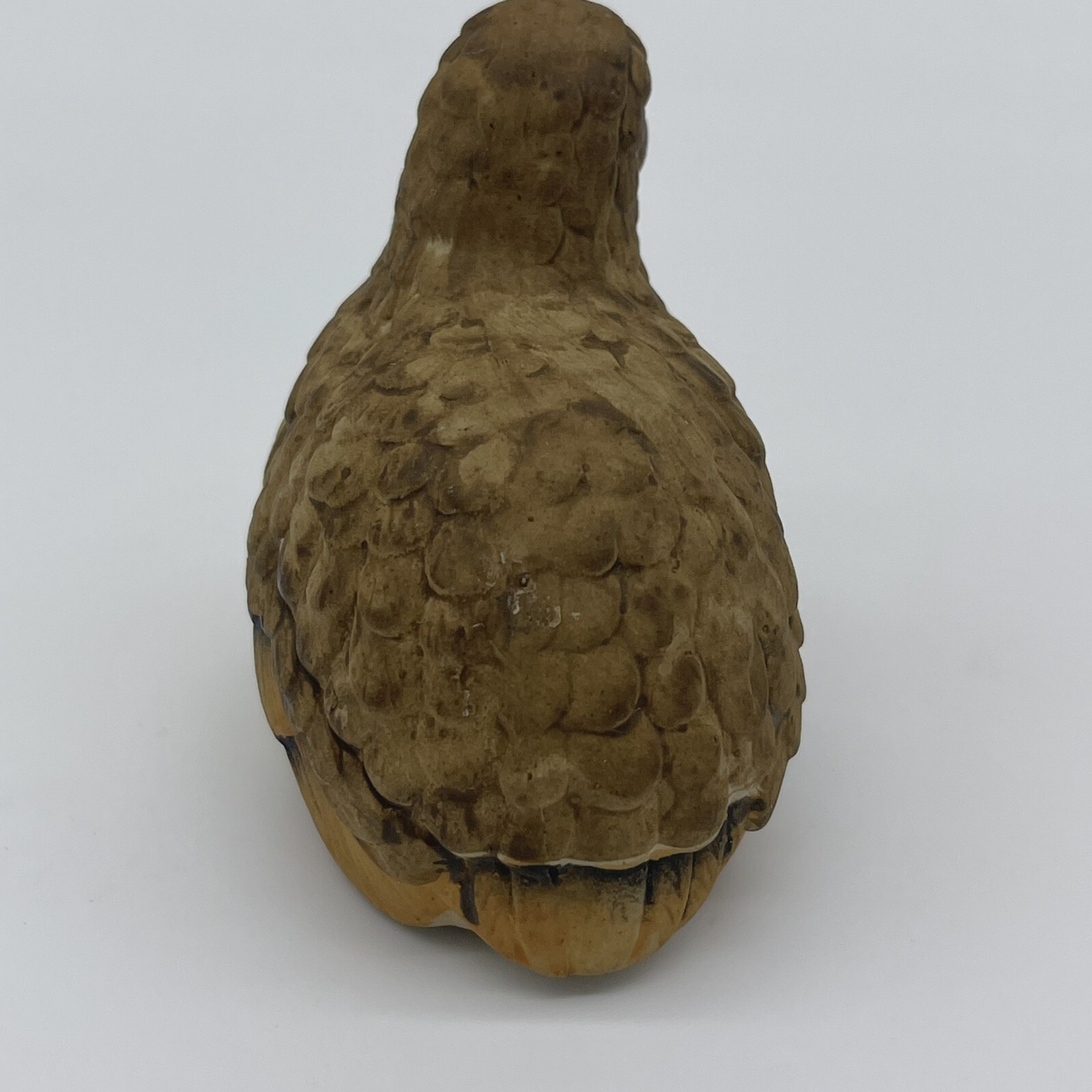 Vintage UCTCI Japan Quail Bird Partridge Ceramic Figurine Lot Of 2 Mother Baby