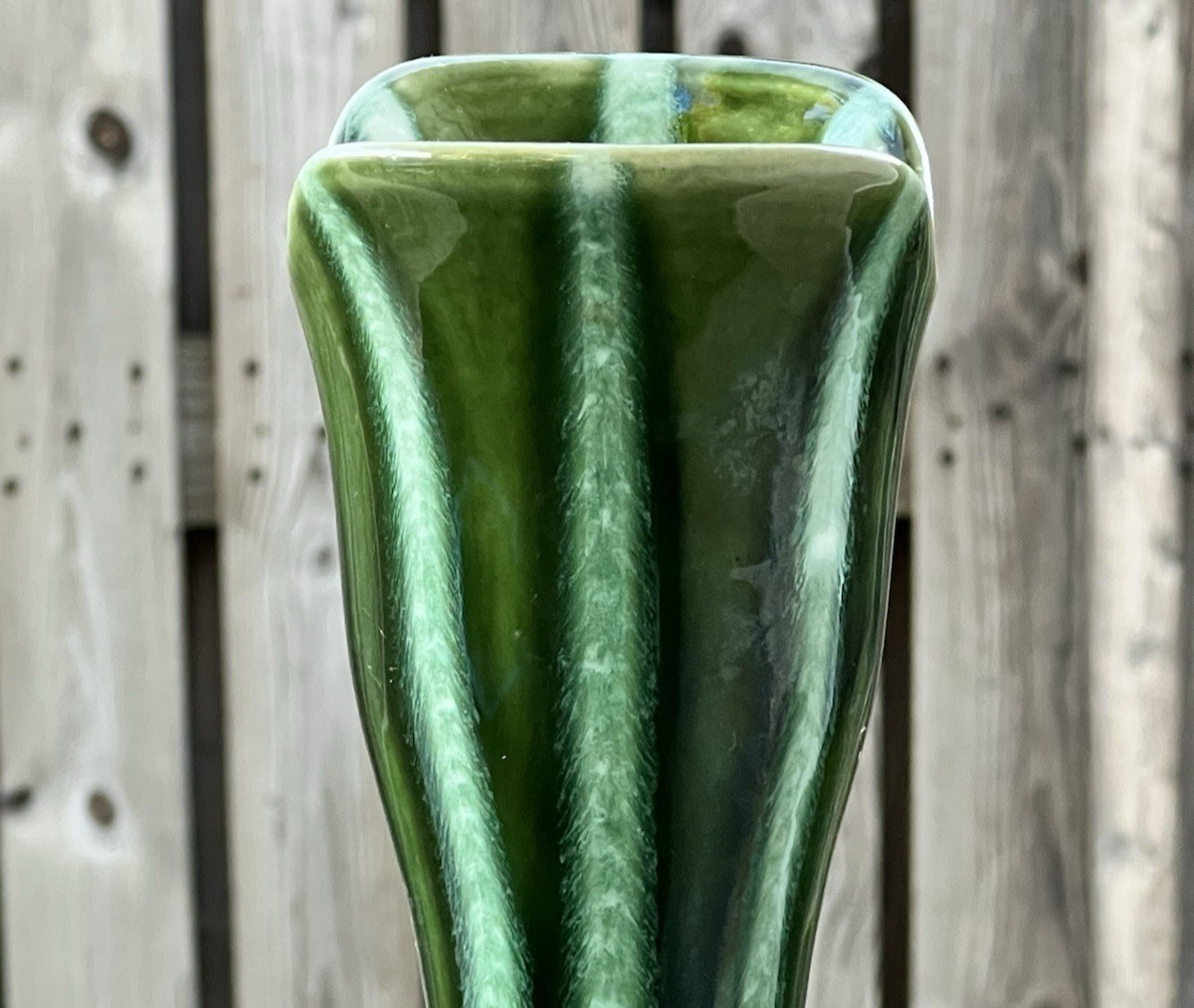 Hull Art Pottery Continental Evergreen MCM Vase #58 Mid Century Green