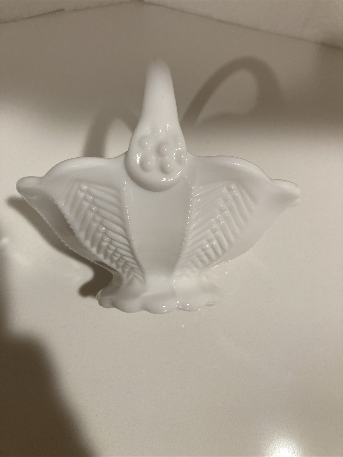 Vintage Imperial White Milk Glass Farmhouse Candy Dish Basket