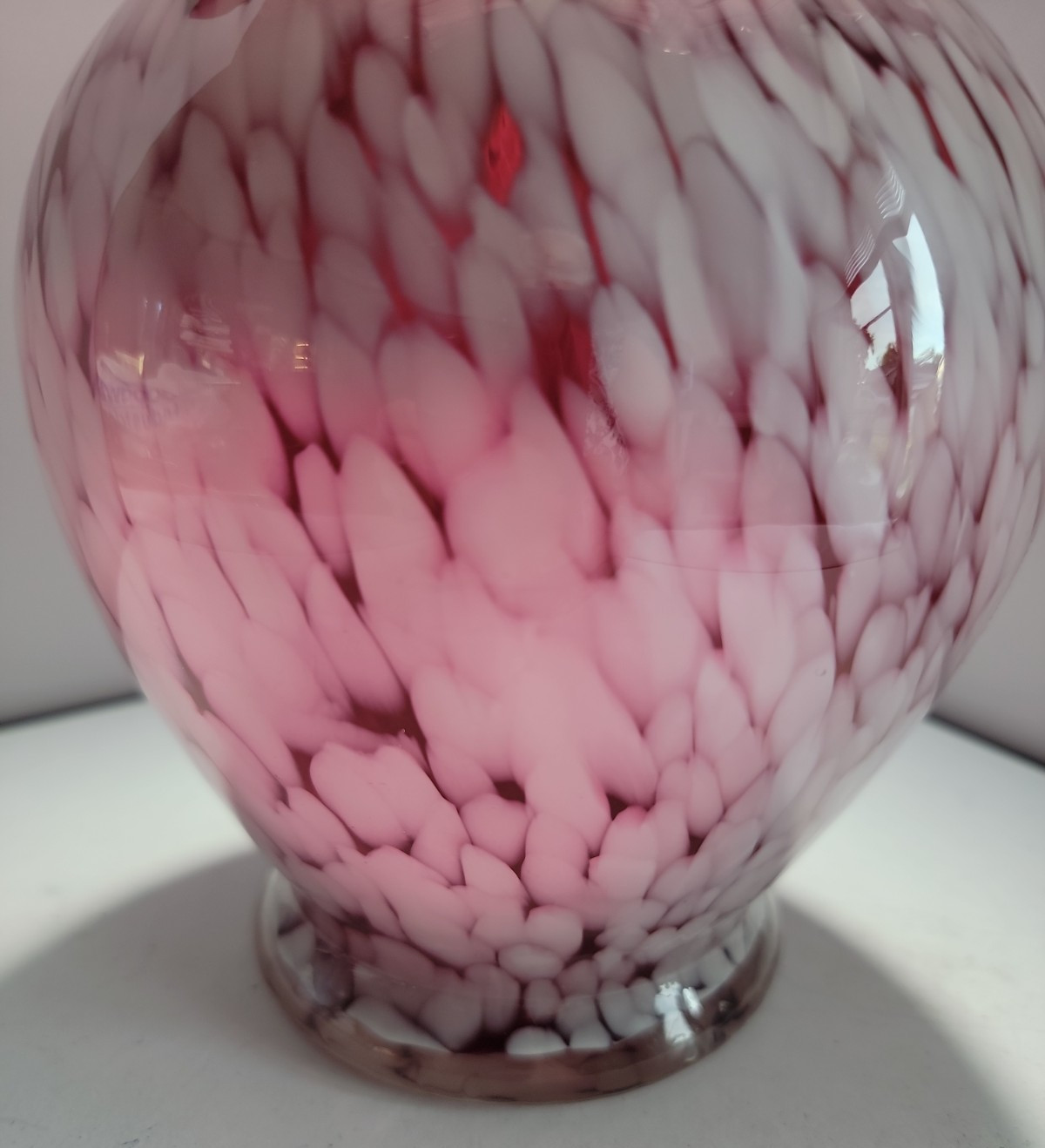Vintage Cristalleria Ann Primrose Murano Collection D’Arte Pink Art Glass Vase