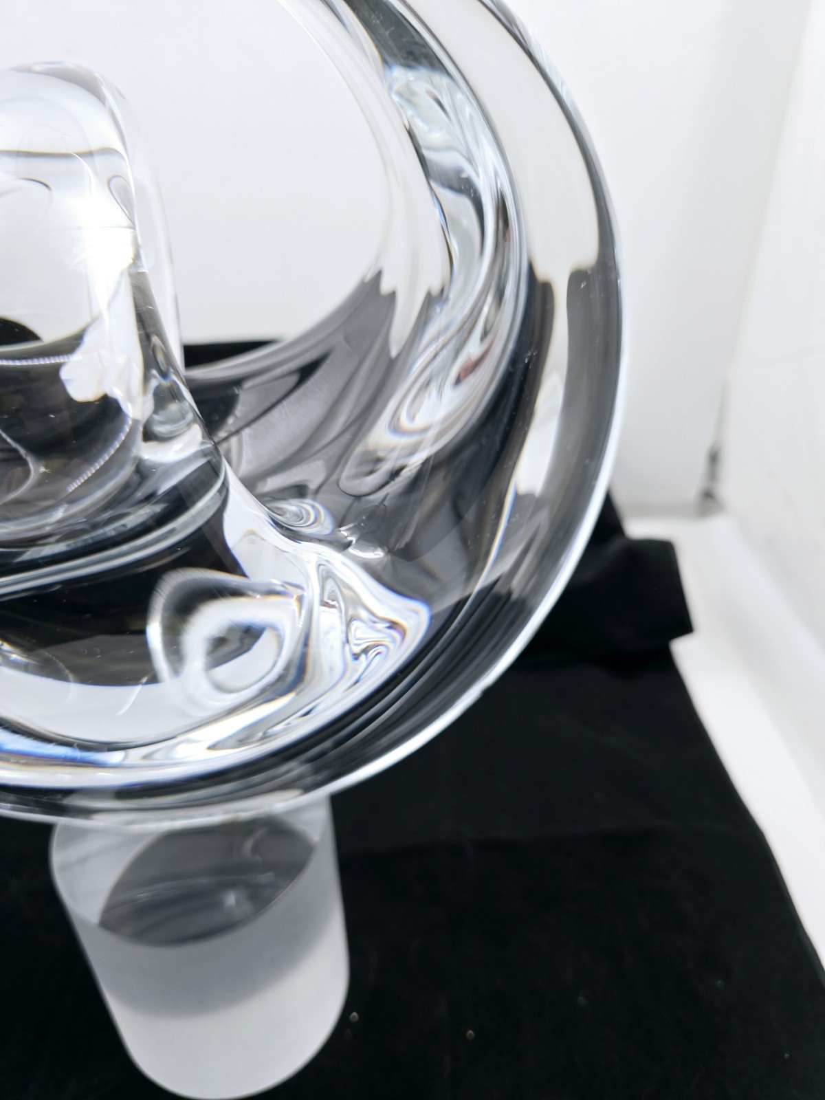 Seguso Signed Art Glass Sculpture 18×12 in. 25lb.