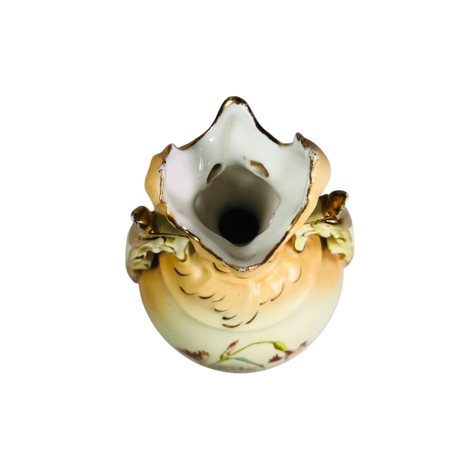 Robert Hanke RH Austria Art Nouveau Floral Porcelain Vase 10.5 in H