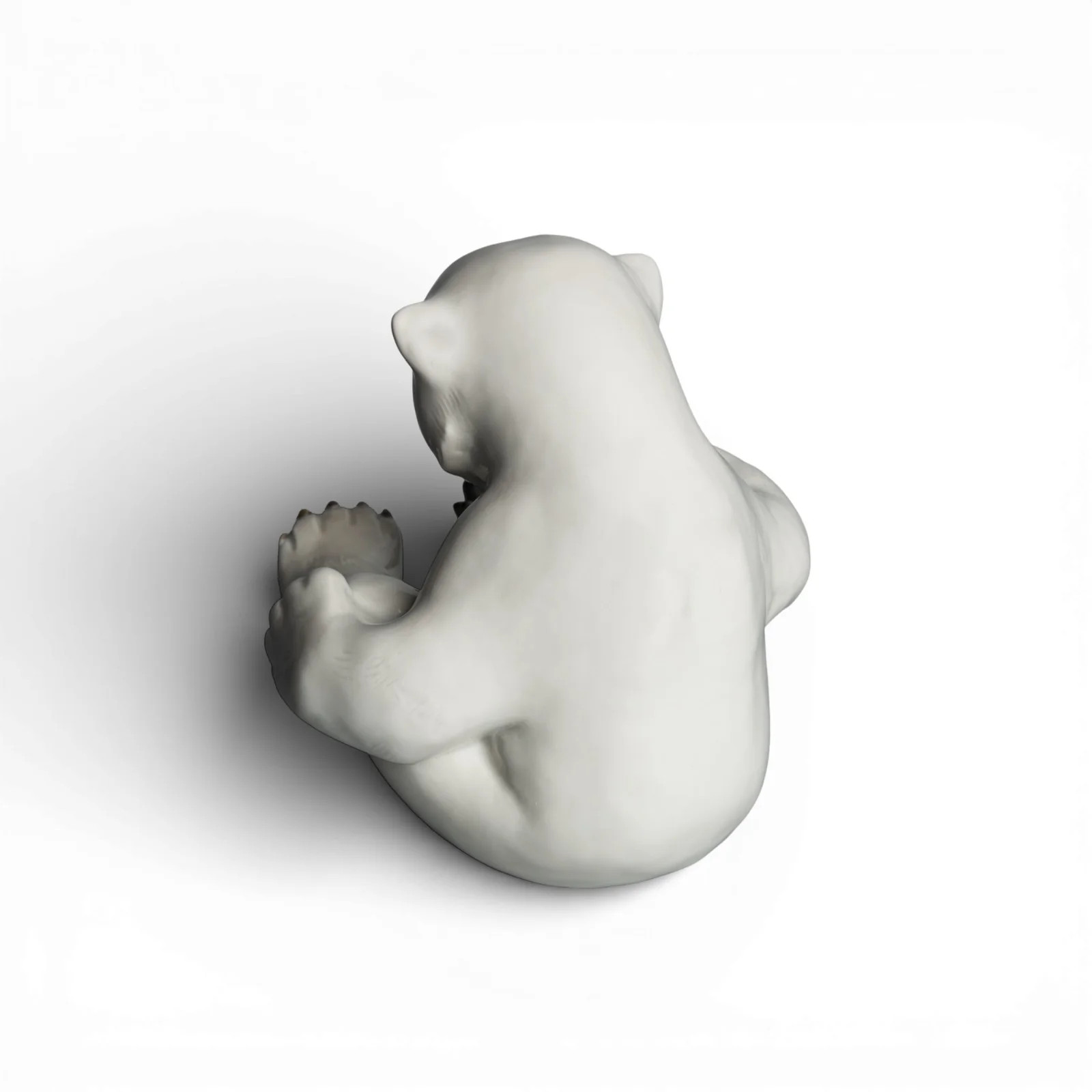 Royal Copenhagen Seated Polar Bear Cub Figurine 2536 – 13 cm