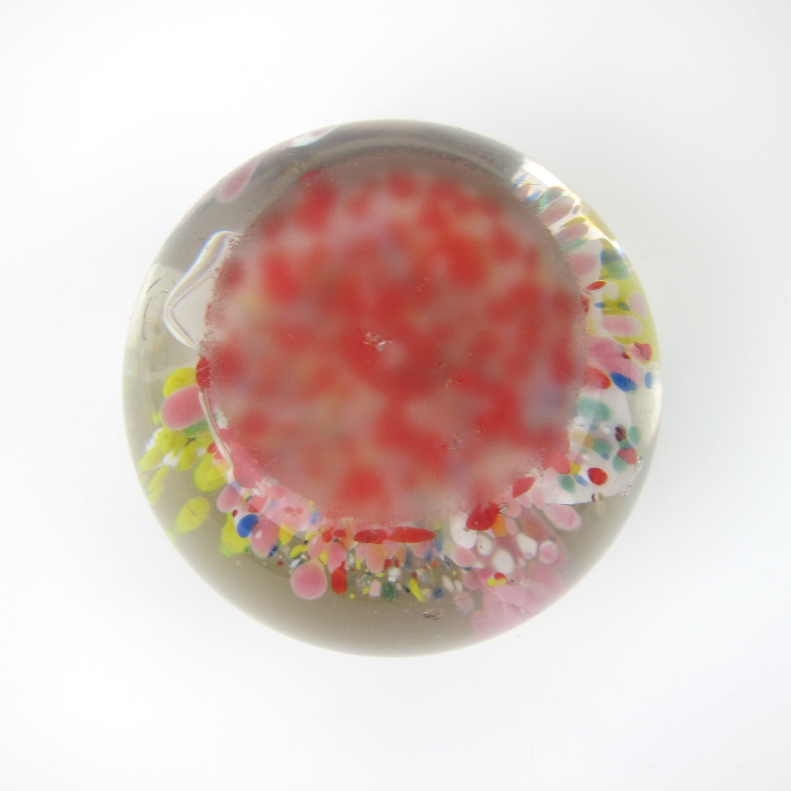 Vintage Art Glass Paperweight Degenhart Cambridge Ohio Hiram Wieland Richmond IN