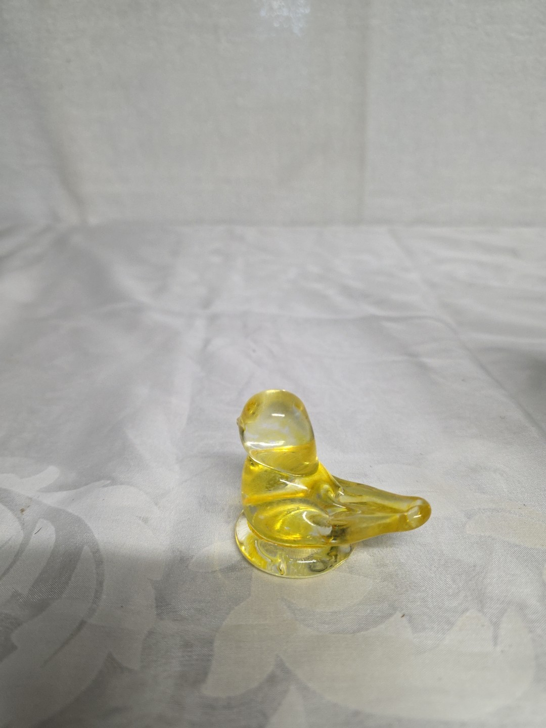 Vintage Yellow Canary Bird Figurine