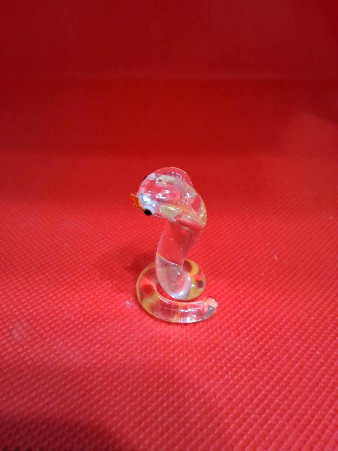 Glass Blown Snake Figurine