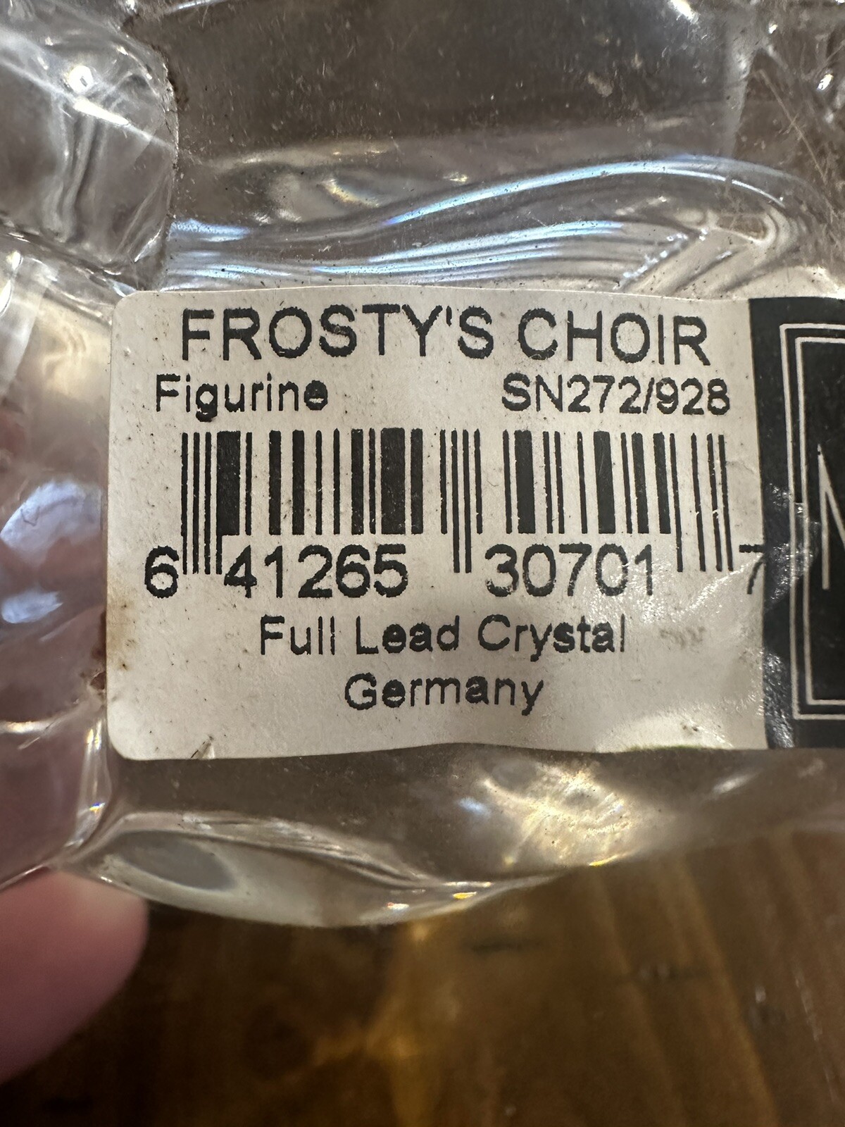 CHRISTMAS CRYSTAL SNOWMAN by MIKASA – FROSTY’S CHOIR – MANDOLIN